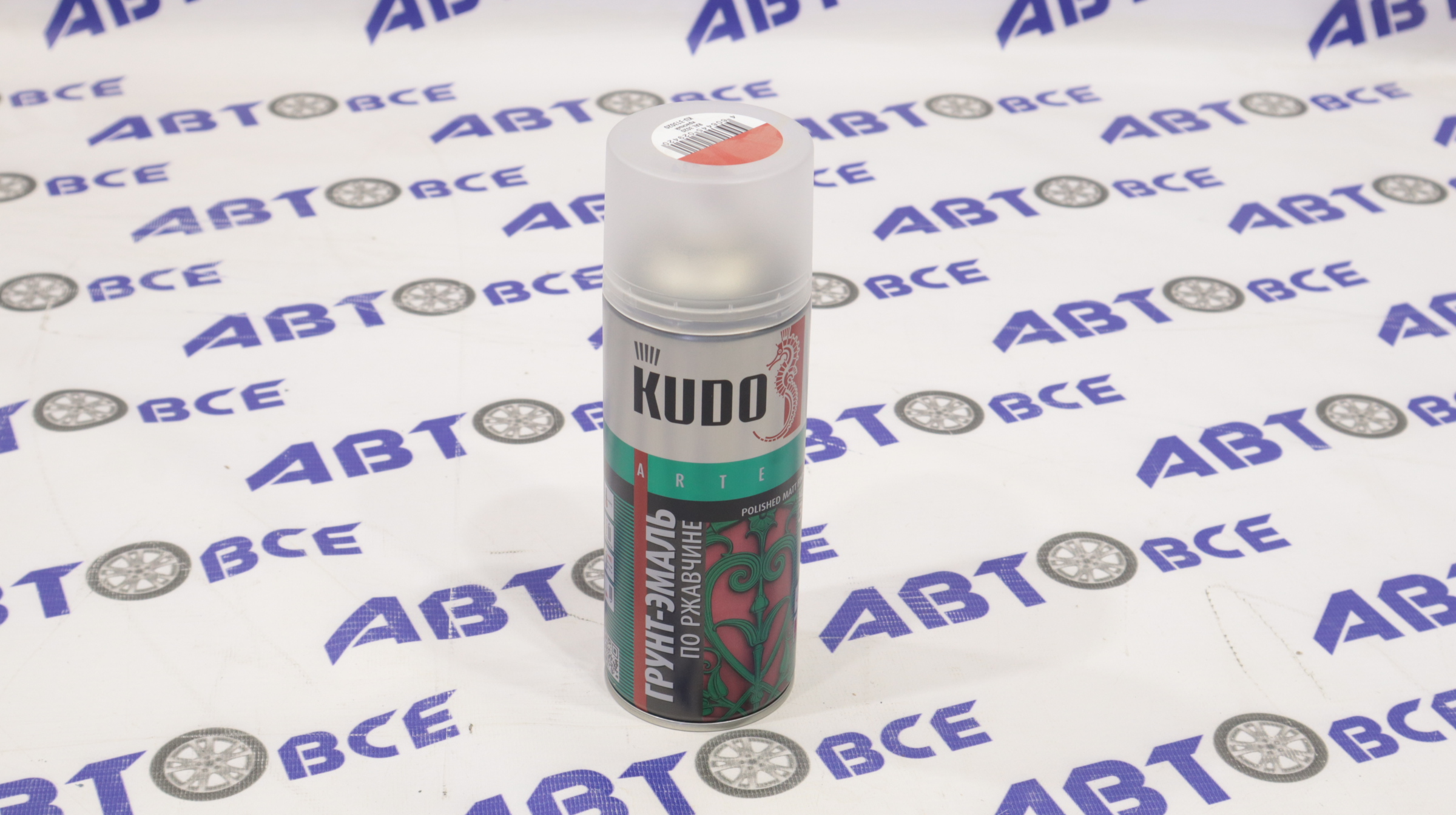 Грунт-эмаль по ржавчине красная RAL 3020 KUDO