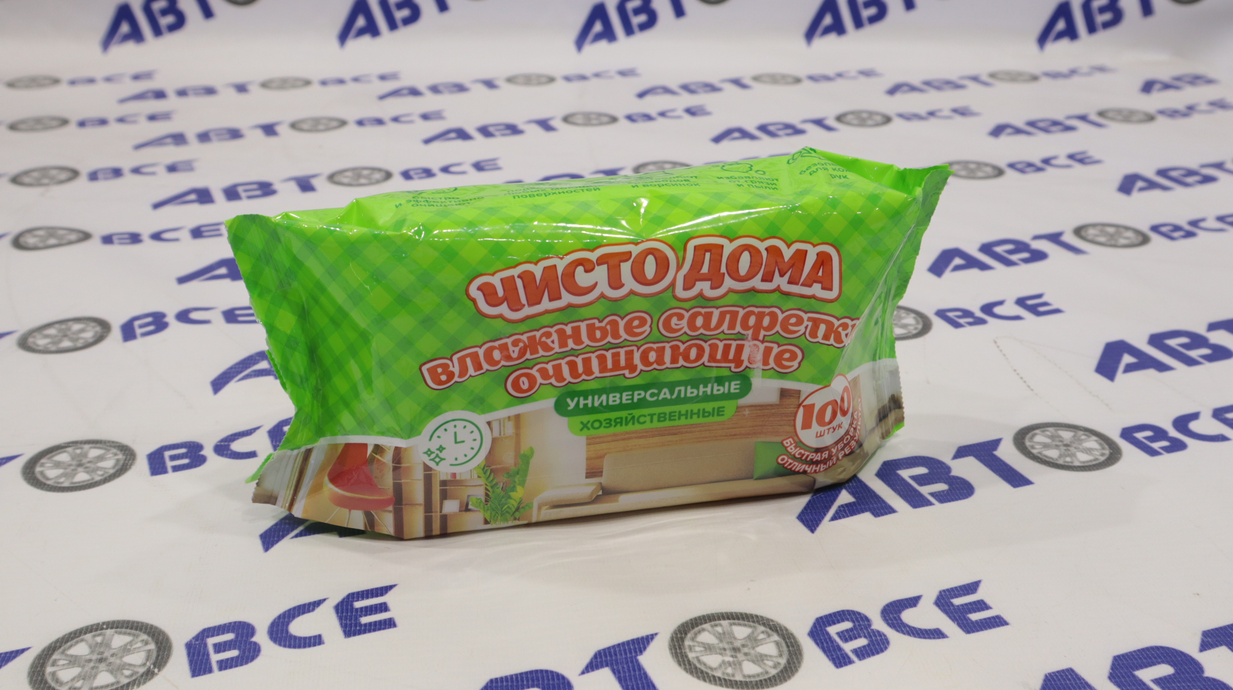 Салфетки влажные универсальные (100шт) ЧИСТО ДОМА