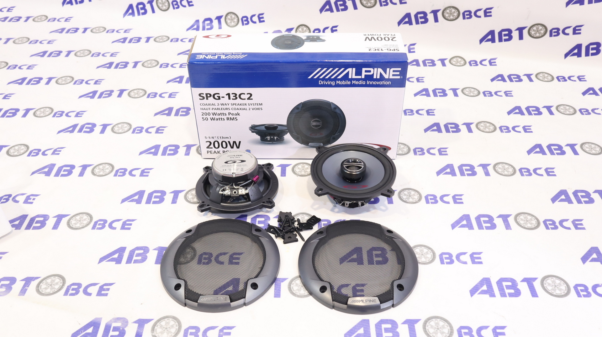 Динамики (акустика) комплект 2шт R16 SPG-13-C2 ALPINE