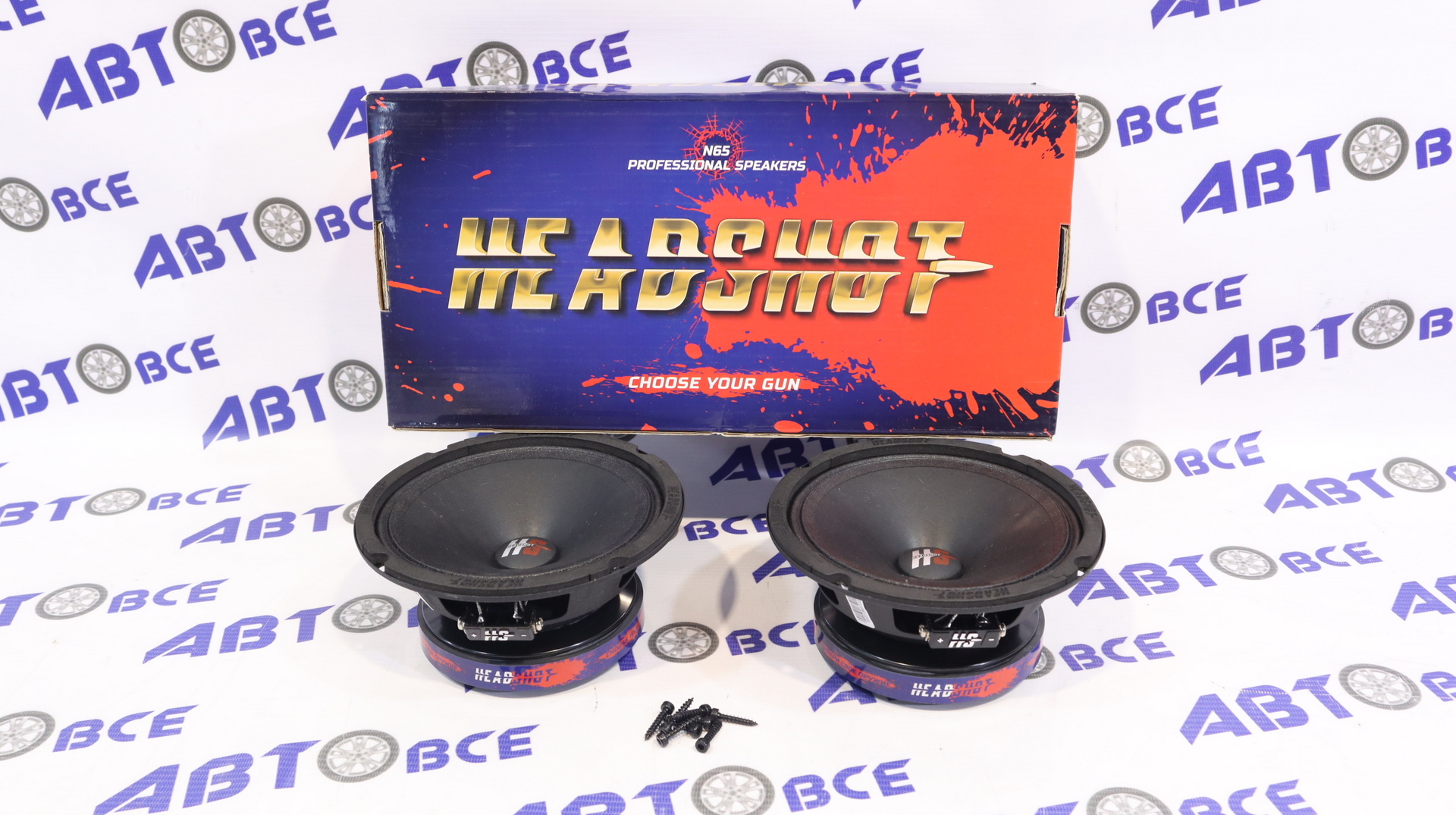 Динамики (акустика) комплект 2 шт R16 (среднечастотный) (4ом) HeadShot N65 midbass KICX