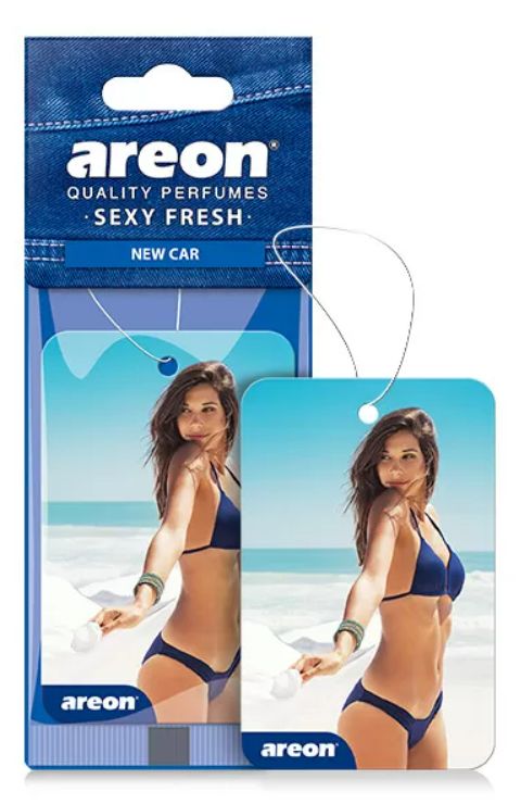 Ароматизатор (освежитель) сухой (лист) SEXY FRESH Новая Машина AREON