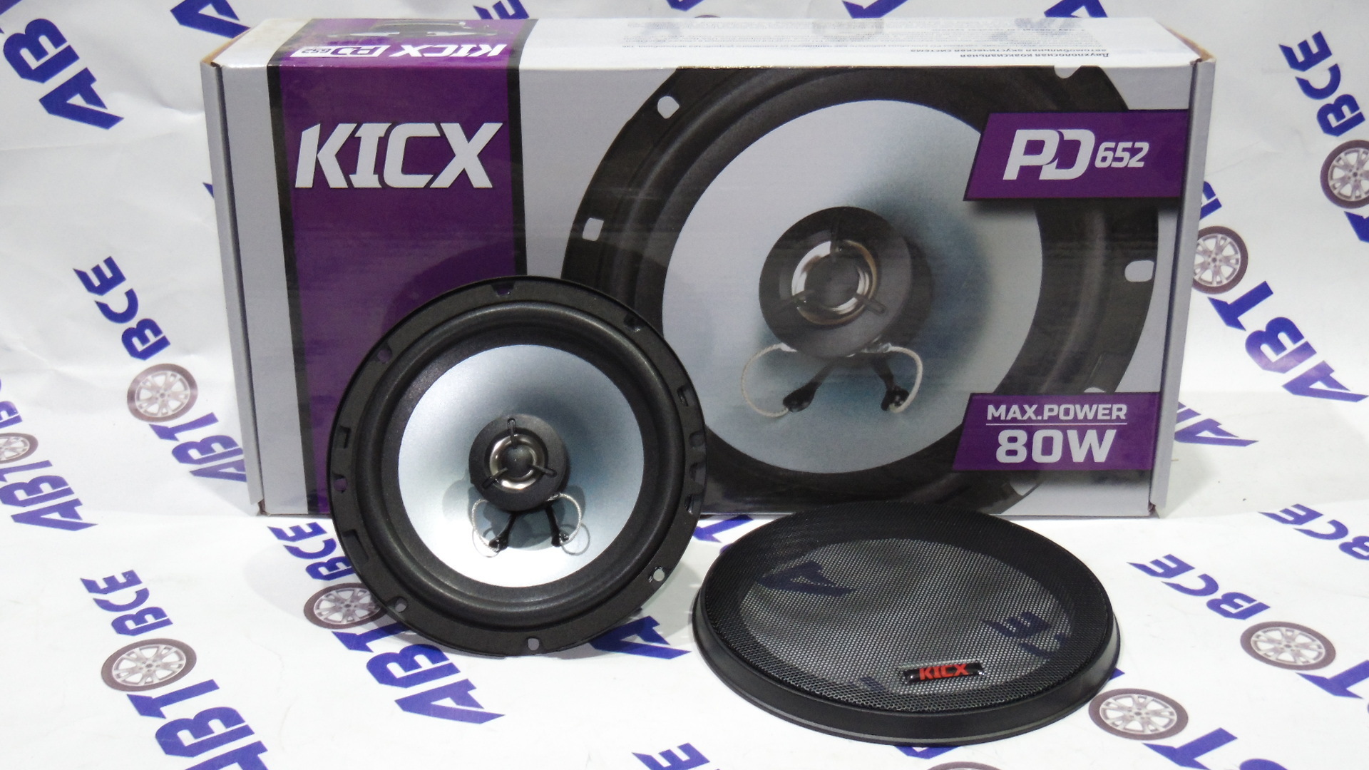 Динамики (акустика) комплект 2шт R16 PD-652 KICX