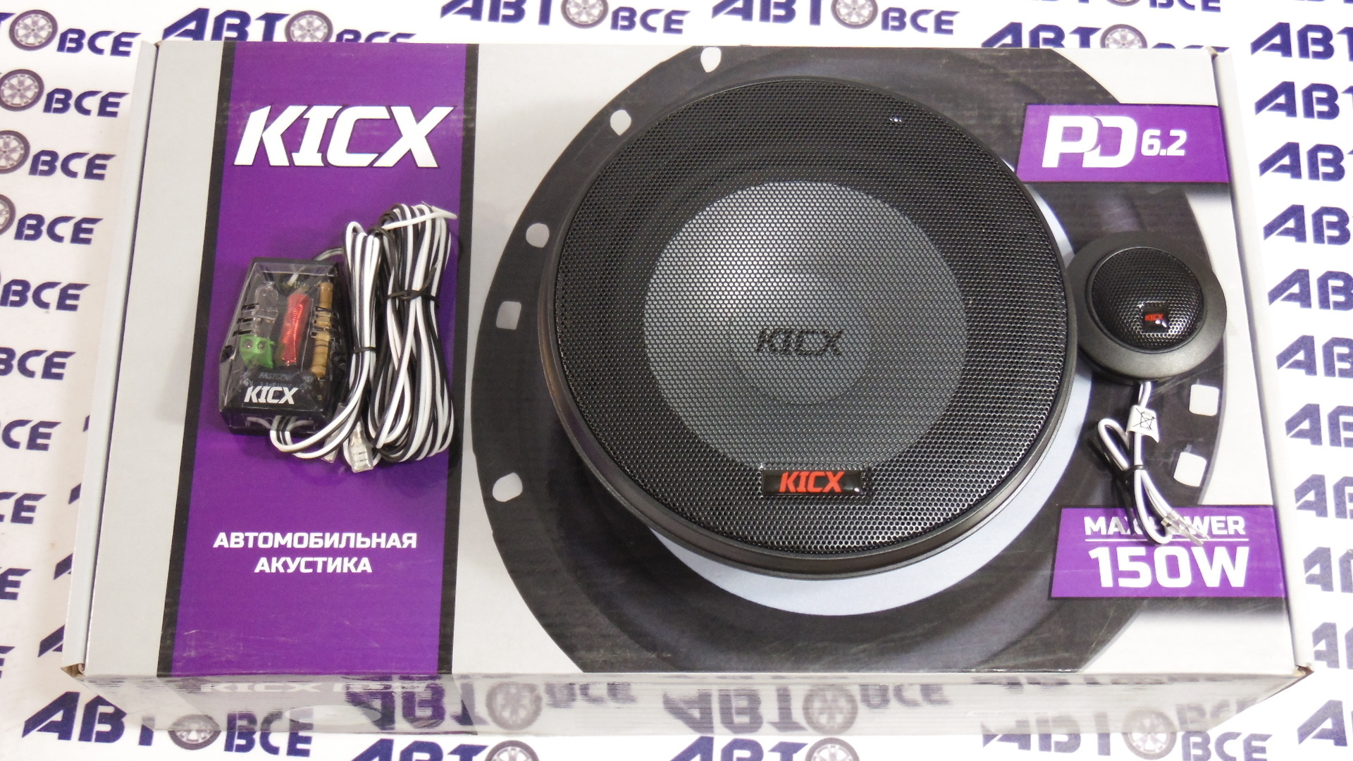 Динамики (акустика) комплект 2шт R16 (2-х компонентные) PD6.2 KICX
