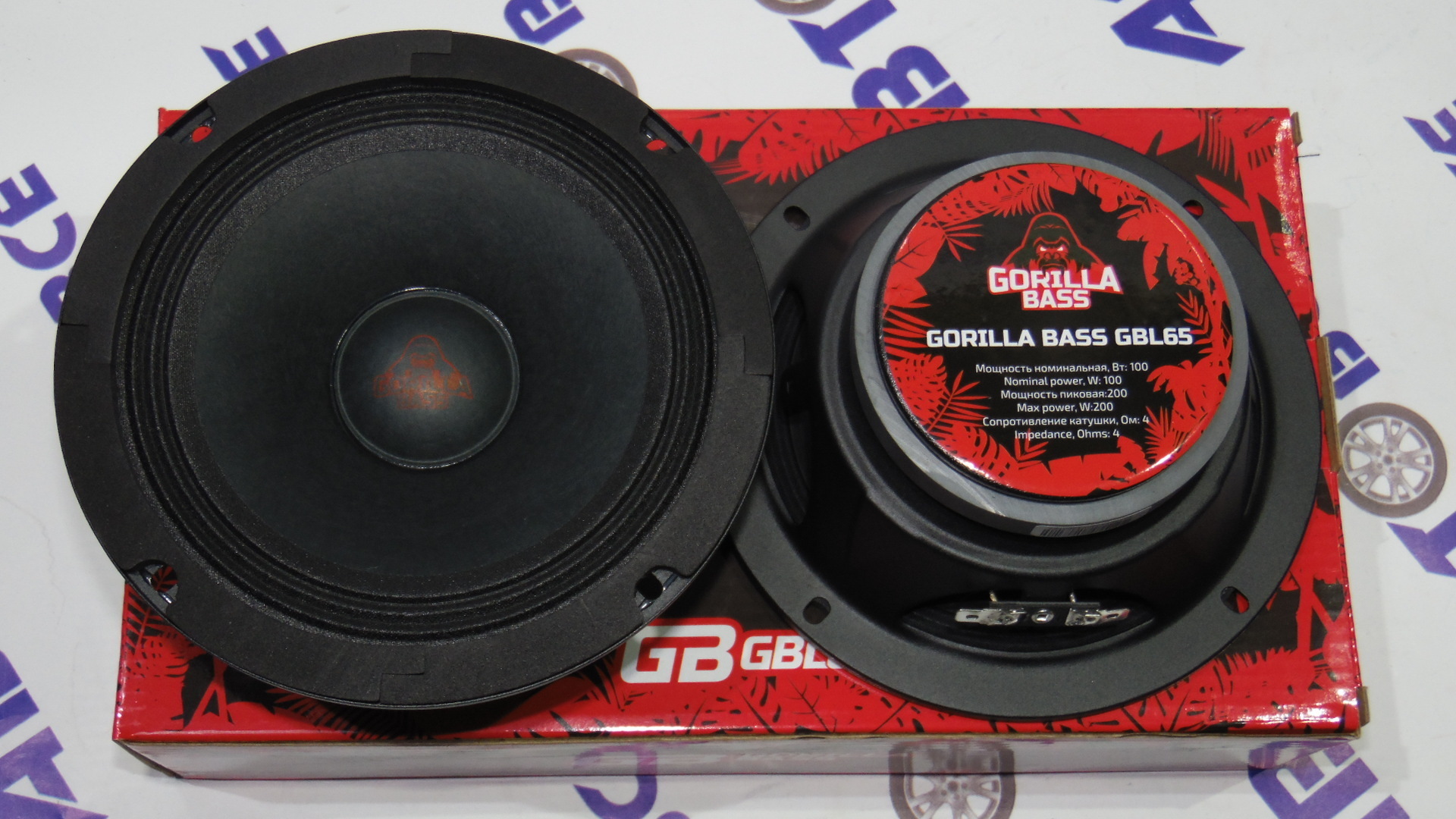 Динамики (акустика) комплект 2шт R16 (эстрада) Gorilla Bass GBL65 KICX