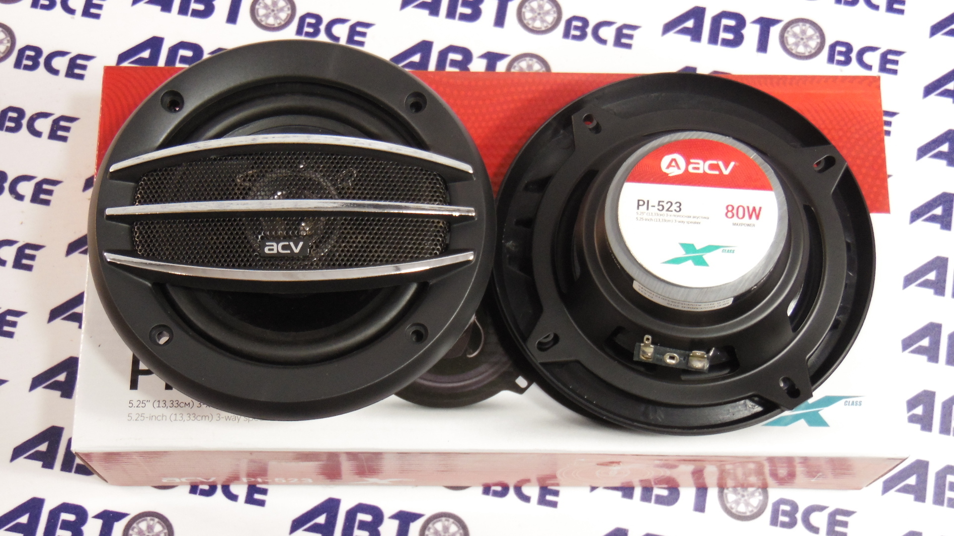 Динамики (акустика) комплект 2шт R13 PI-523 ACV