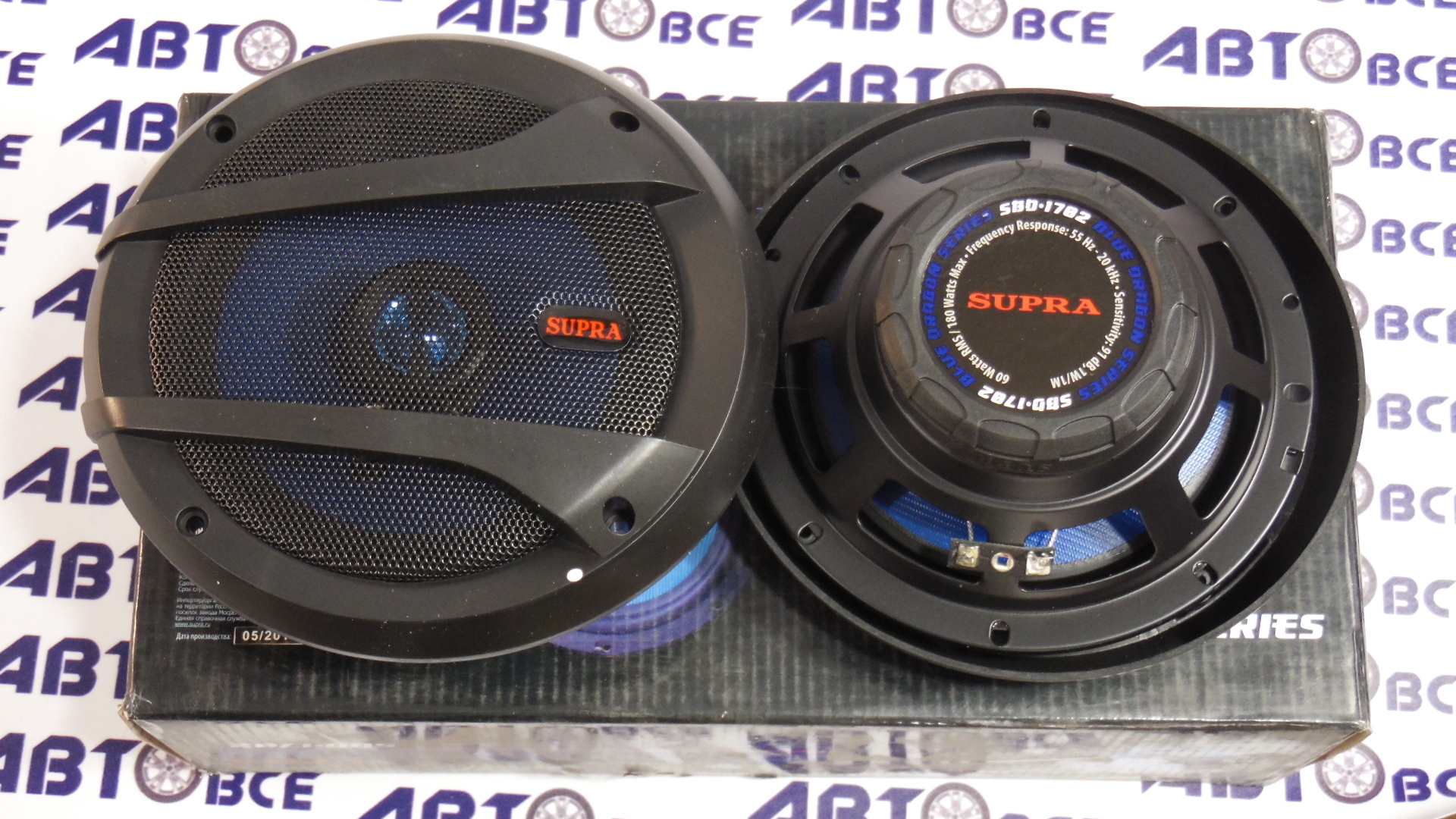 Динамики (акустика) комплект 2шт R16 SB1702 SUPRA