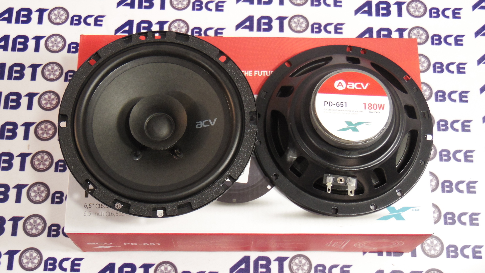 Динамики (акустика) комплект 2шт R16 PD651 ACV