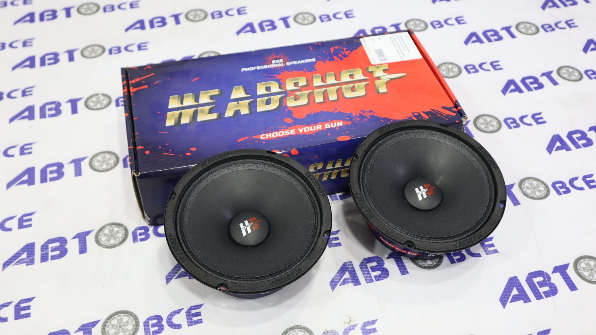 Динамики (акустика) комплект 2шт R16 (среднечастотный) (4ом) HeadShot E65 midbass KICX