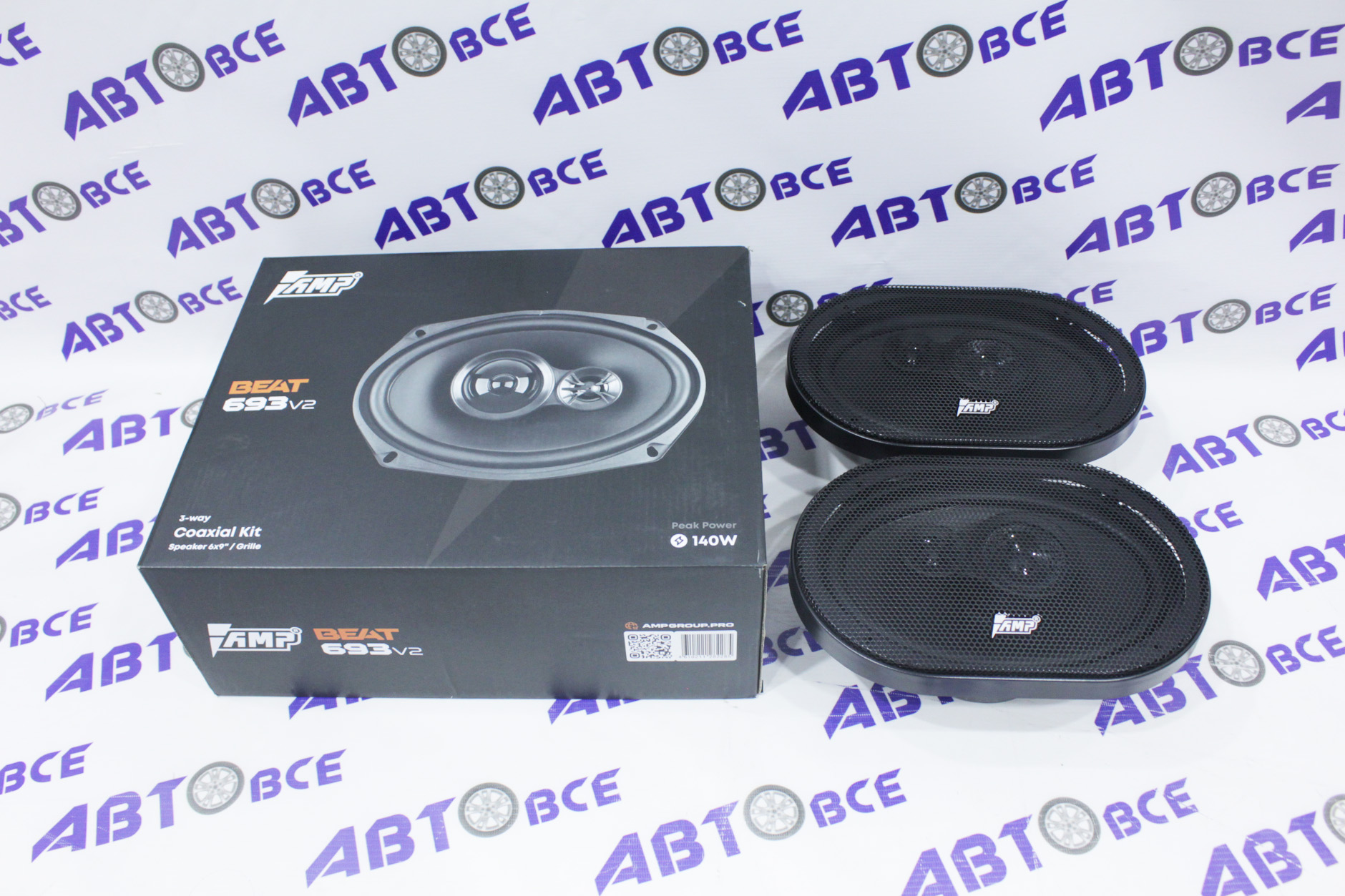 Динамики (акустика) комплект 2шт R=6*9 (овалы) Beat 693 AMP