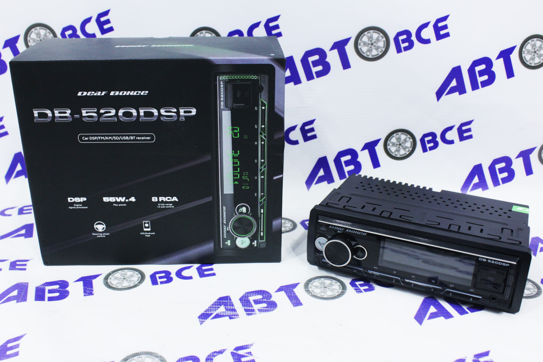 Автомагнитола с DSP процессором DB-520DSP ALPHARD