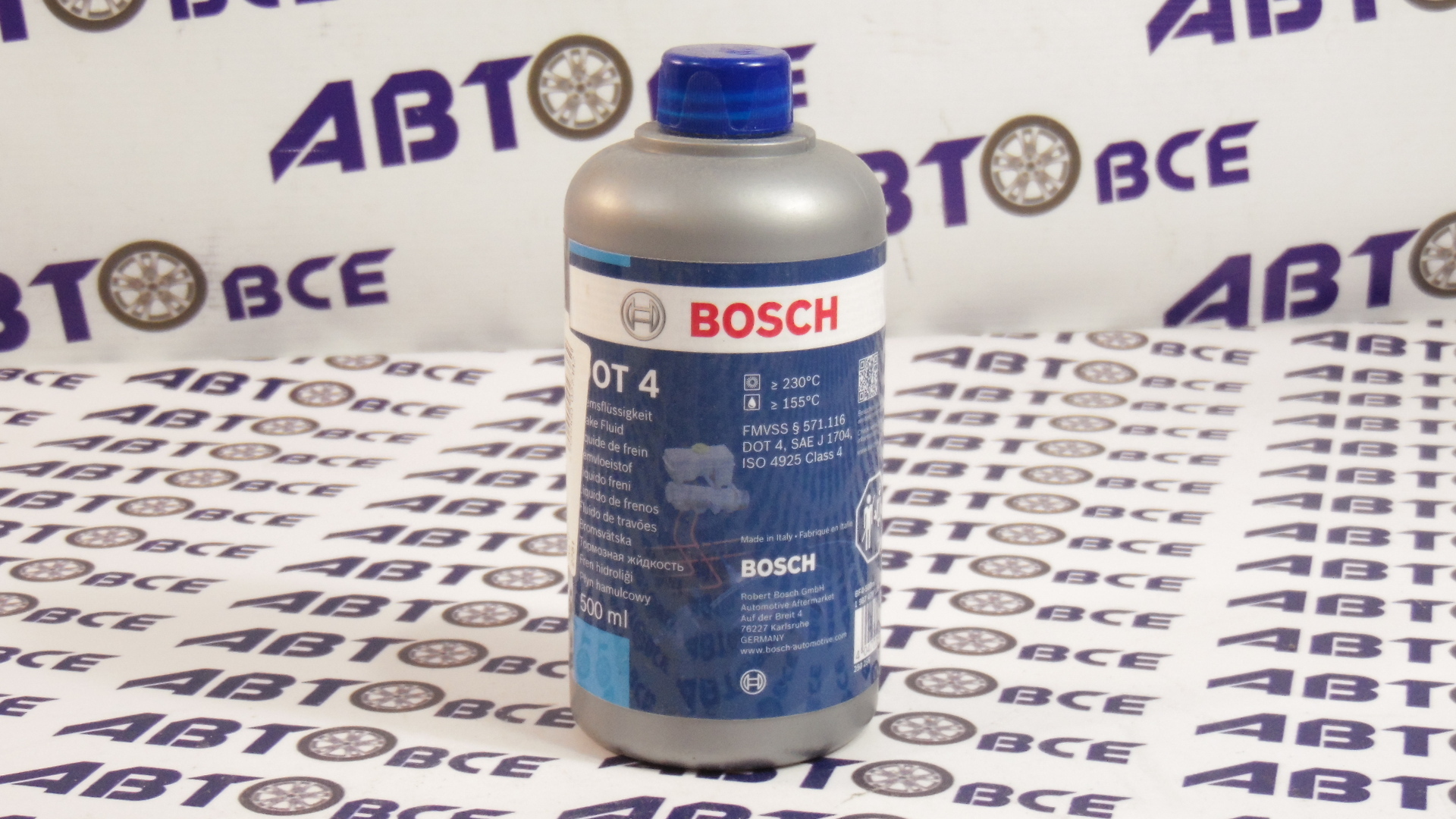 Жидкость тормозная ДОТ-4  (0,5л)  BOSCH 