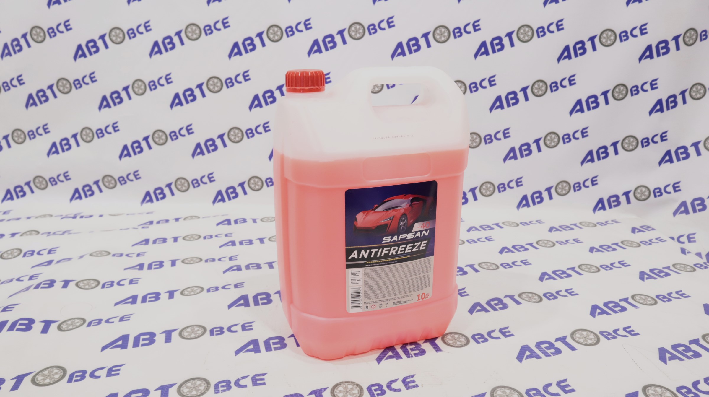Антифриз красный G12 -40 10л SAPSAN