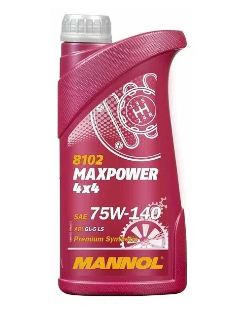 Масло трансмиссионное 75W140(Limited Slip LS) для самоблокирующего дифферинциала 1л MANNOL 