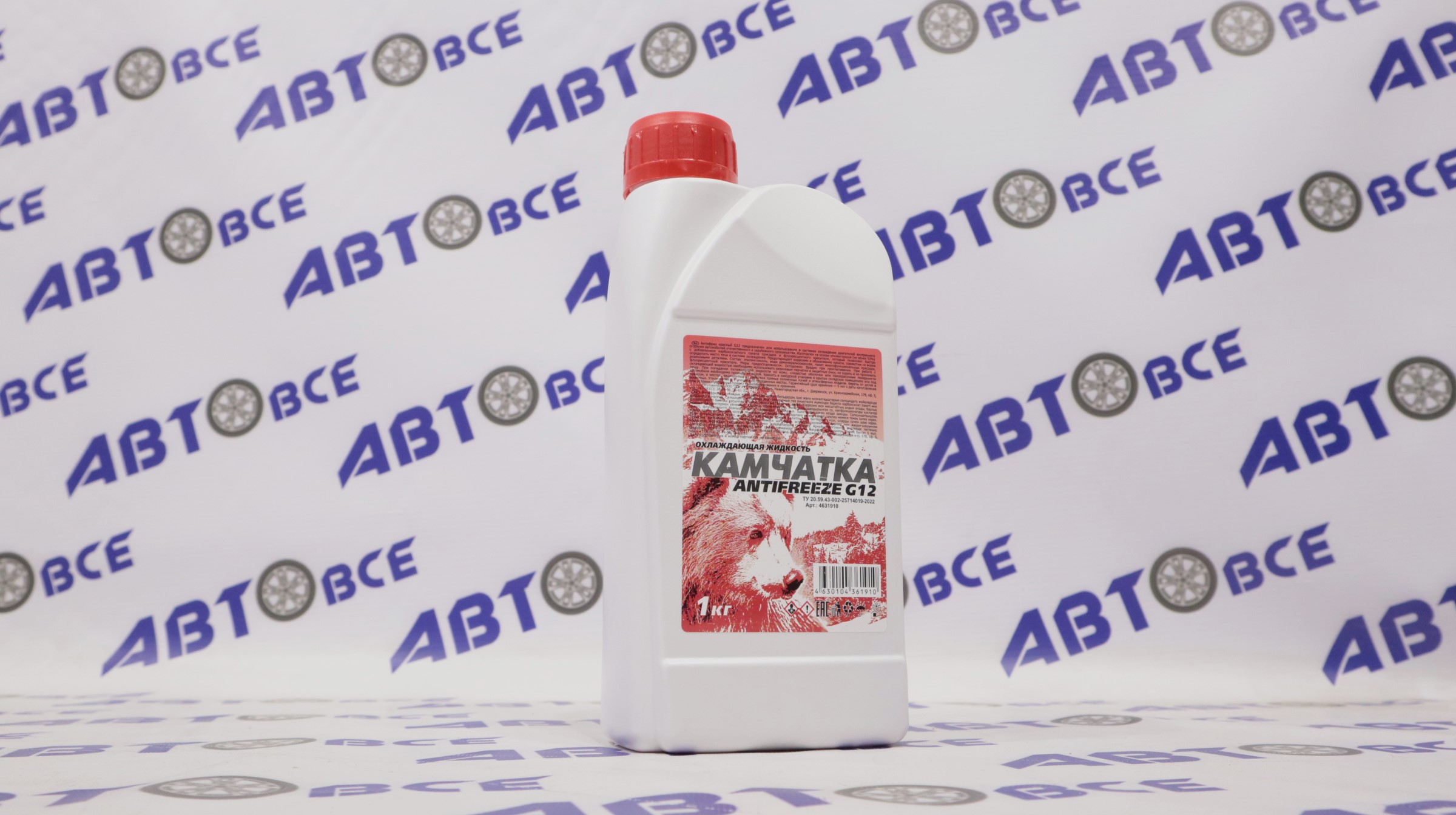 Антифриз красный G12 -40 1л КАМЧАТКА