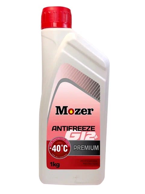 Антифриз красный G12+ PREMIUM 1л MOZER