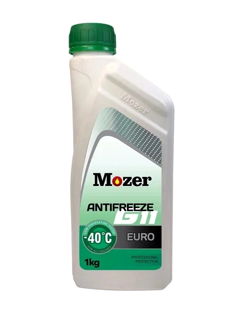 Антифриз зеленый G11 EURO 1л MOZER