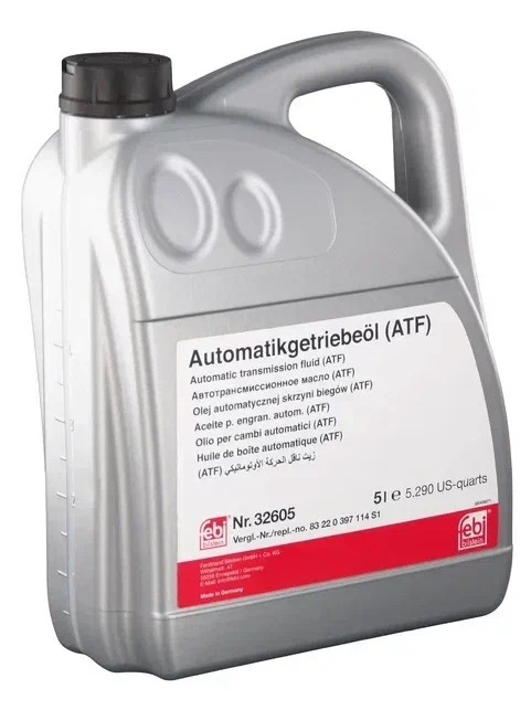 Масло трансмиссионное 5L Auto Trans.Fluid (ATF)