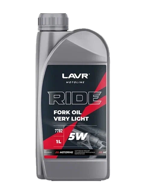 Масло вилочное 5W RIDE FORK OIL 1л LAVR