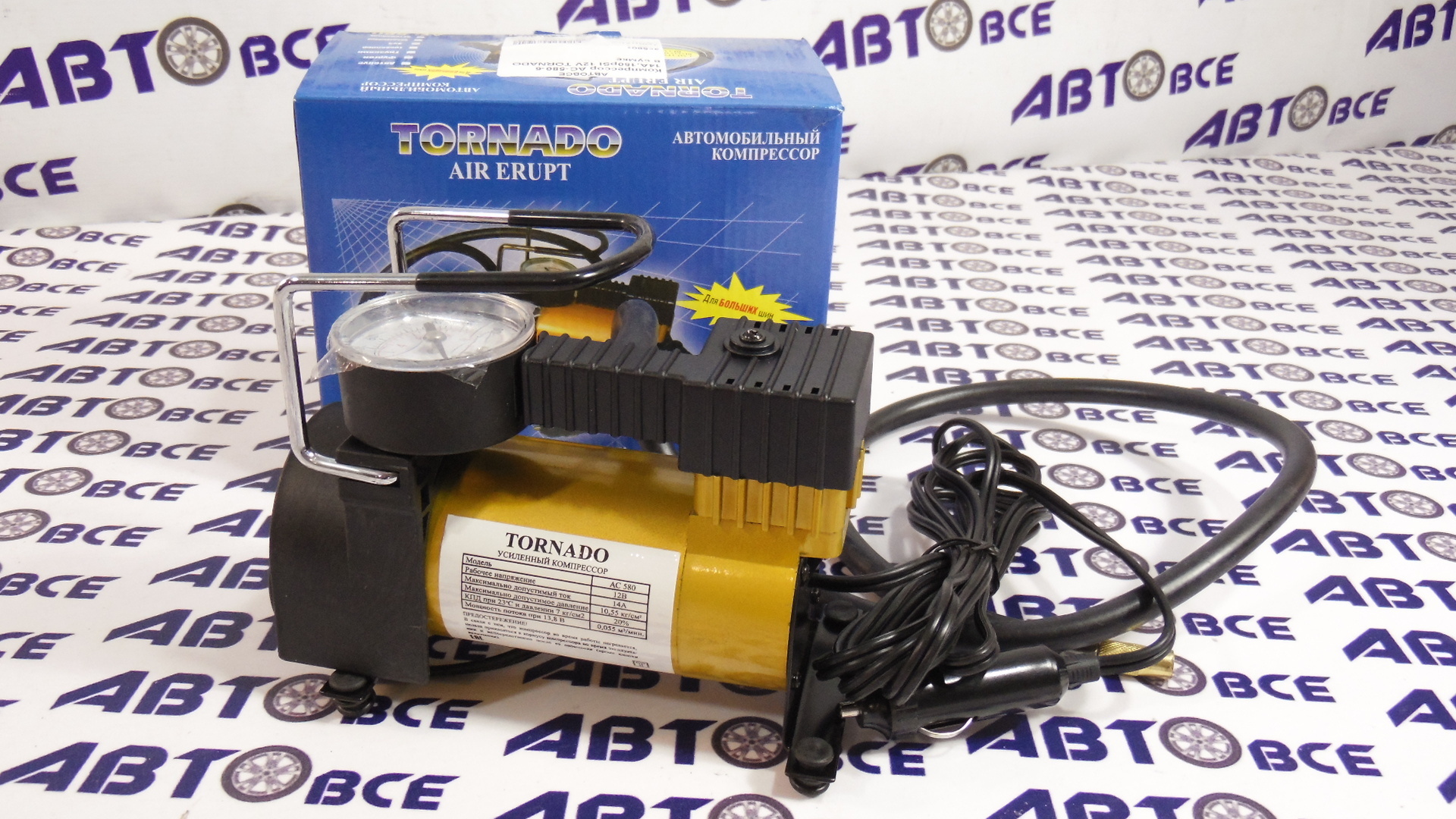 Компрессор AC-580-6 14A,150pSI 12V TORNADO 