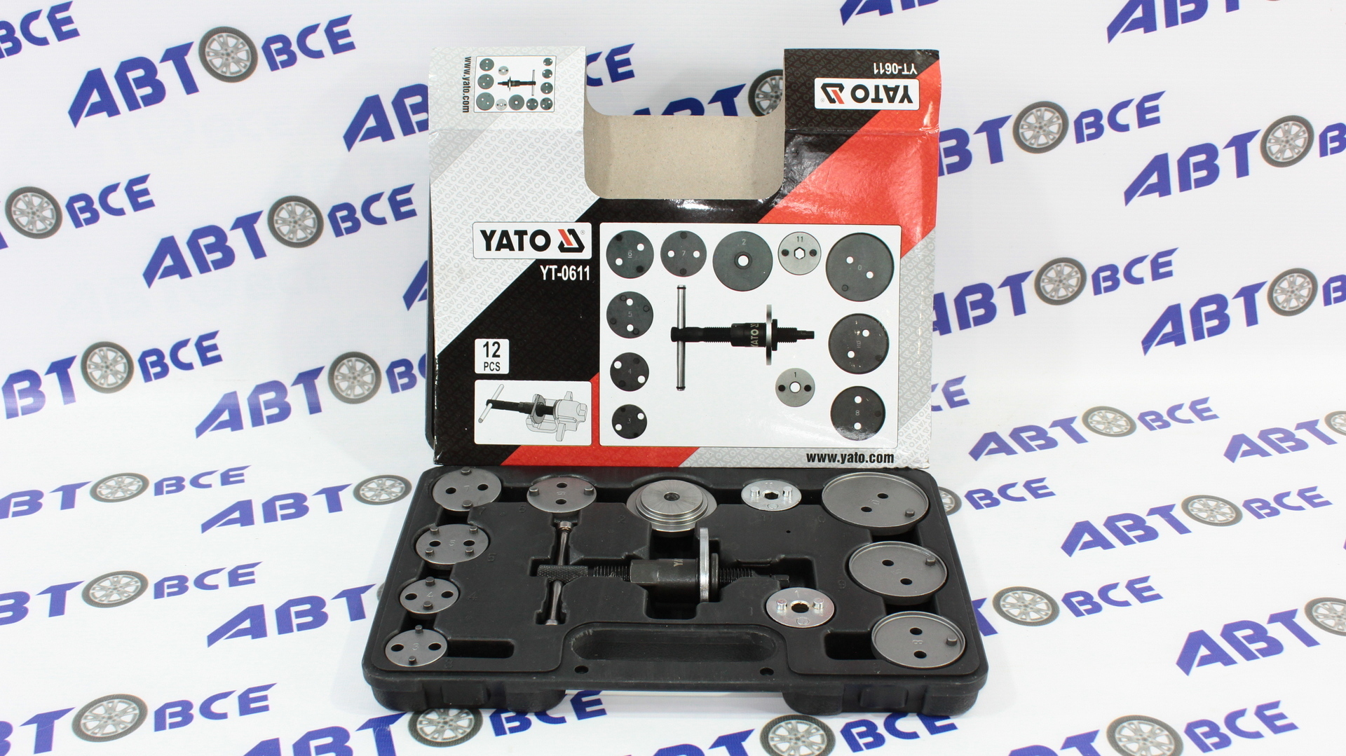 Набор ключей для обслуживания тормозных цилиндров 12 предметов YATO