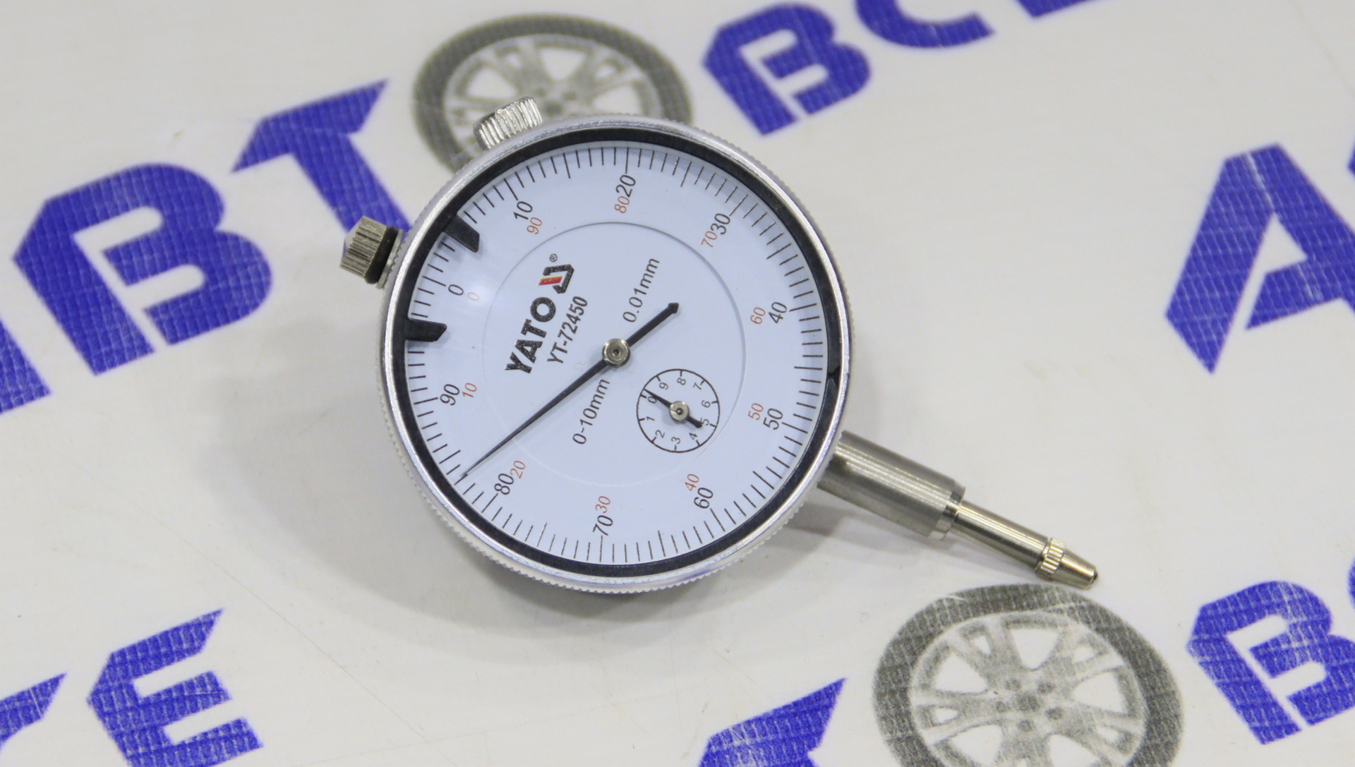 Индикатор измерительный часового типа 0-10мм YATO