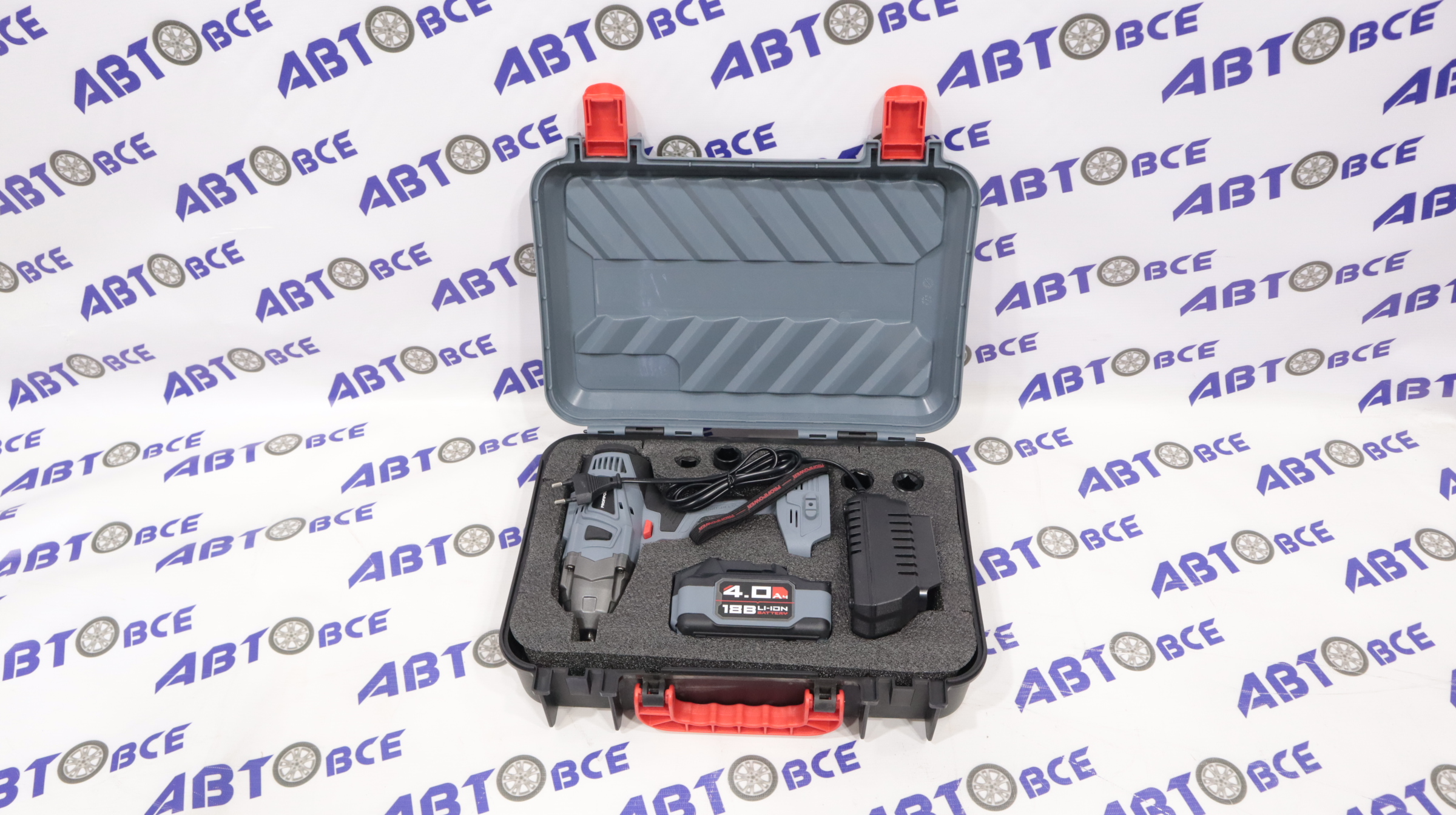 Гайковерт ударный аккумуляторный в кейсе ONE-MK 18v 4000mAh 600Hm PROFIPOWER