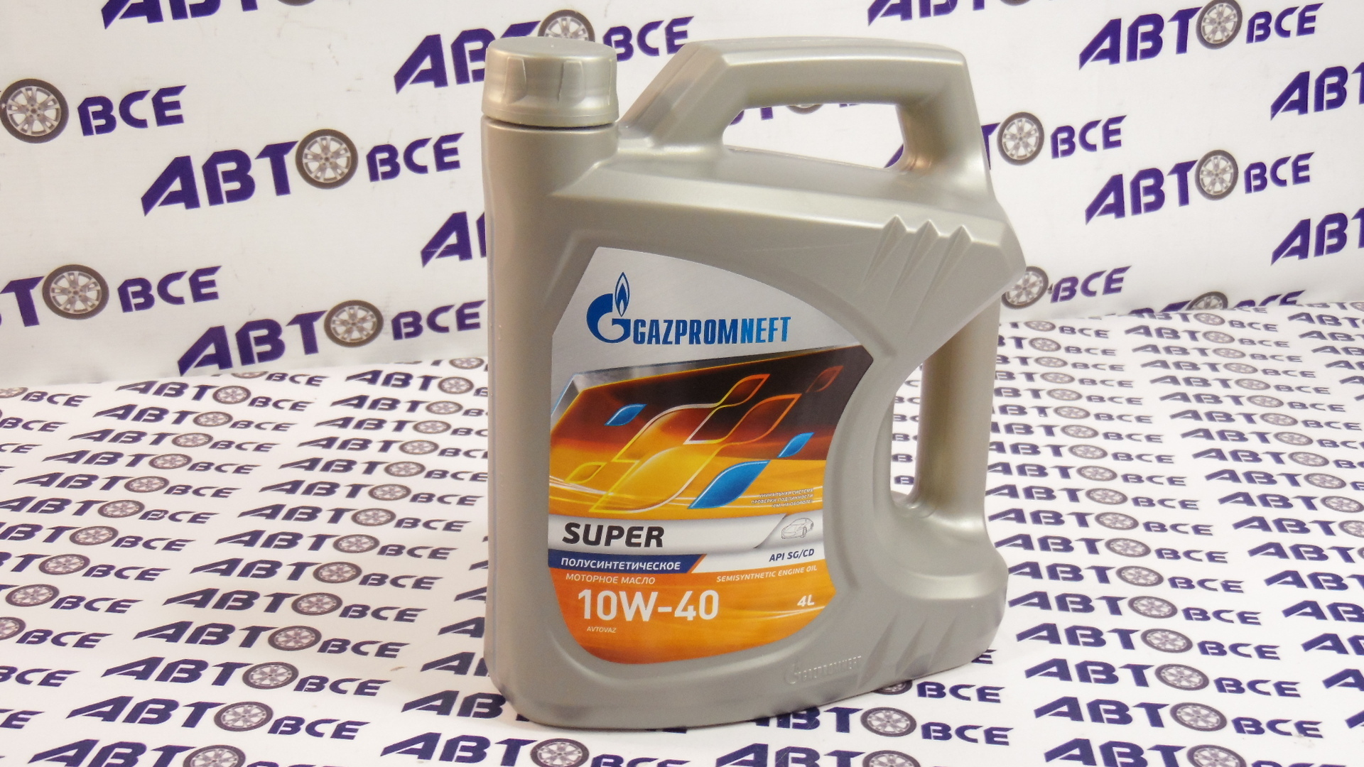 Масло моторное 10W40 (полусинтетическое) SG/CD SUPER  4л GAZPROMNEFT