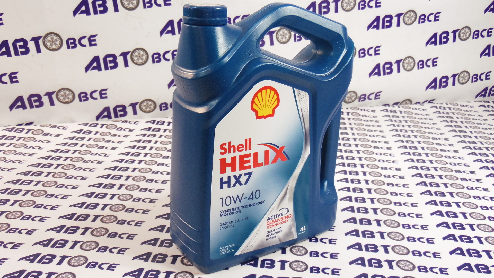Масло моторное 10W40 (полусинтетическое) SN HX7 4л SHELL HELIX