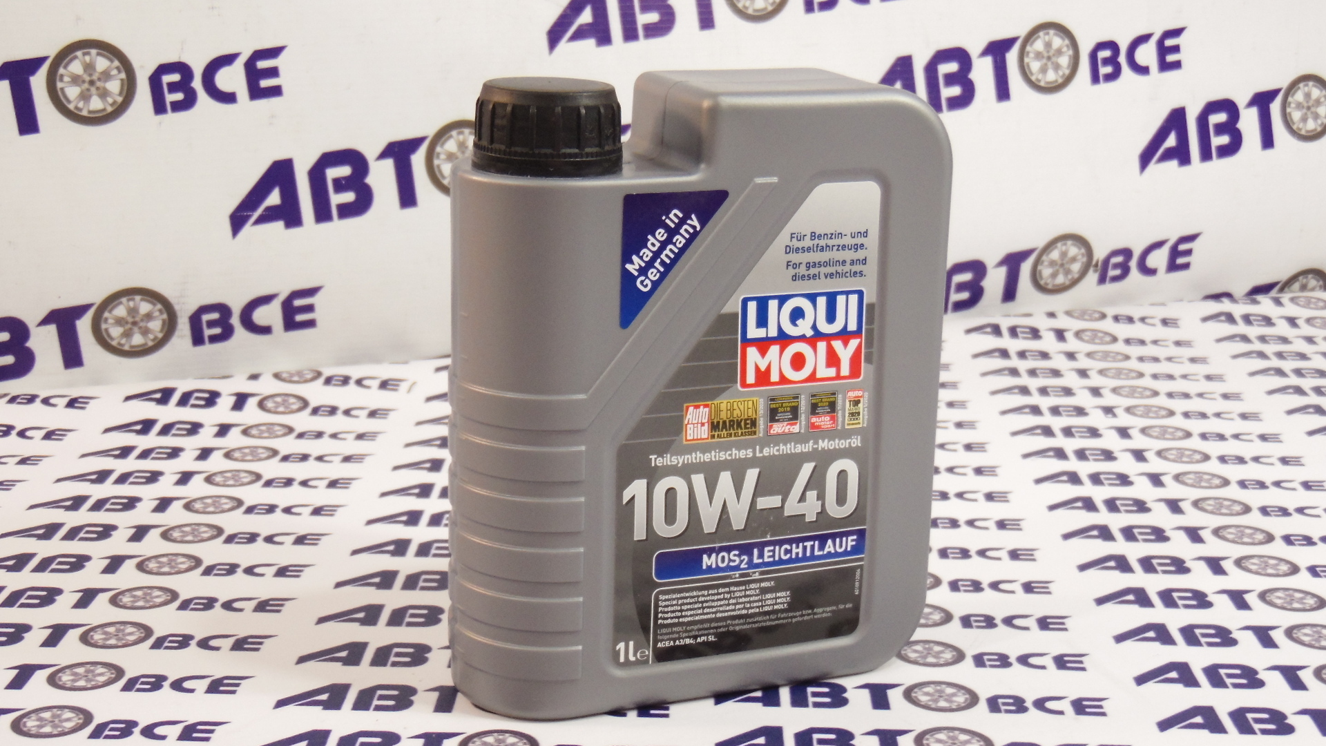 Масло моторное 10W40 (полусинтетическое) SL/CF MOS2 1л LIQUI MOLY