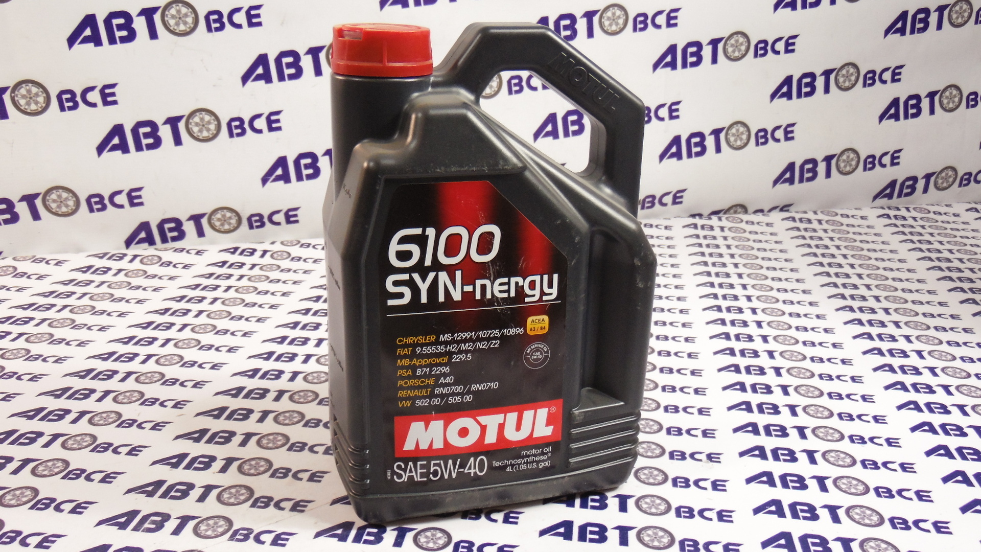 Масло моторное 5W40 (синтетическое) SN SYN-NERGY 6100 4л MOTUL