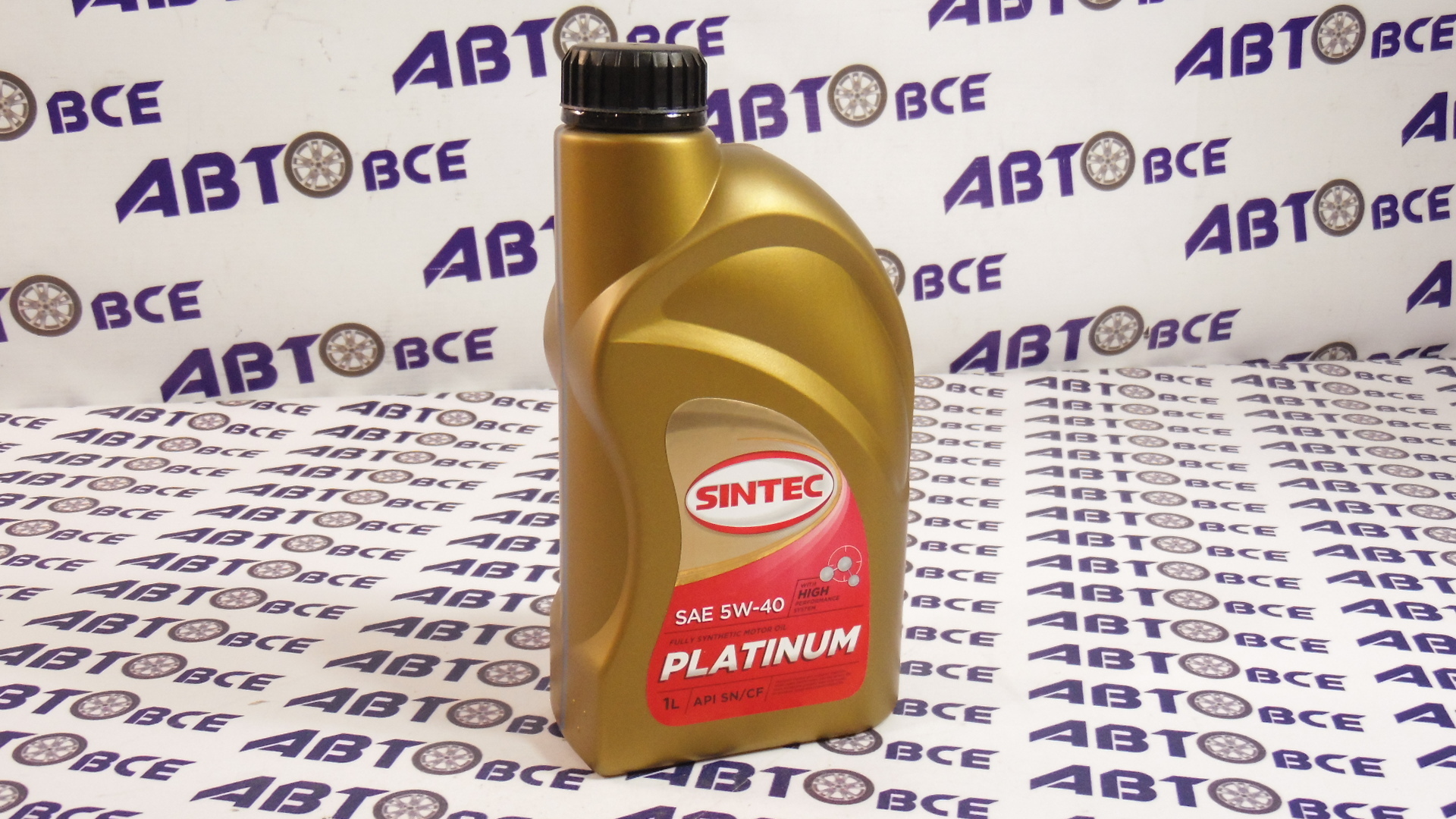 Масло моторное 5W40 (синтетическое) SN/CF PLATINUM 1л SINTEC