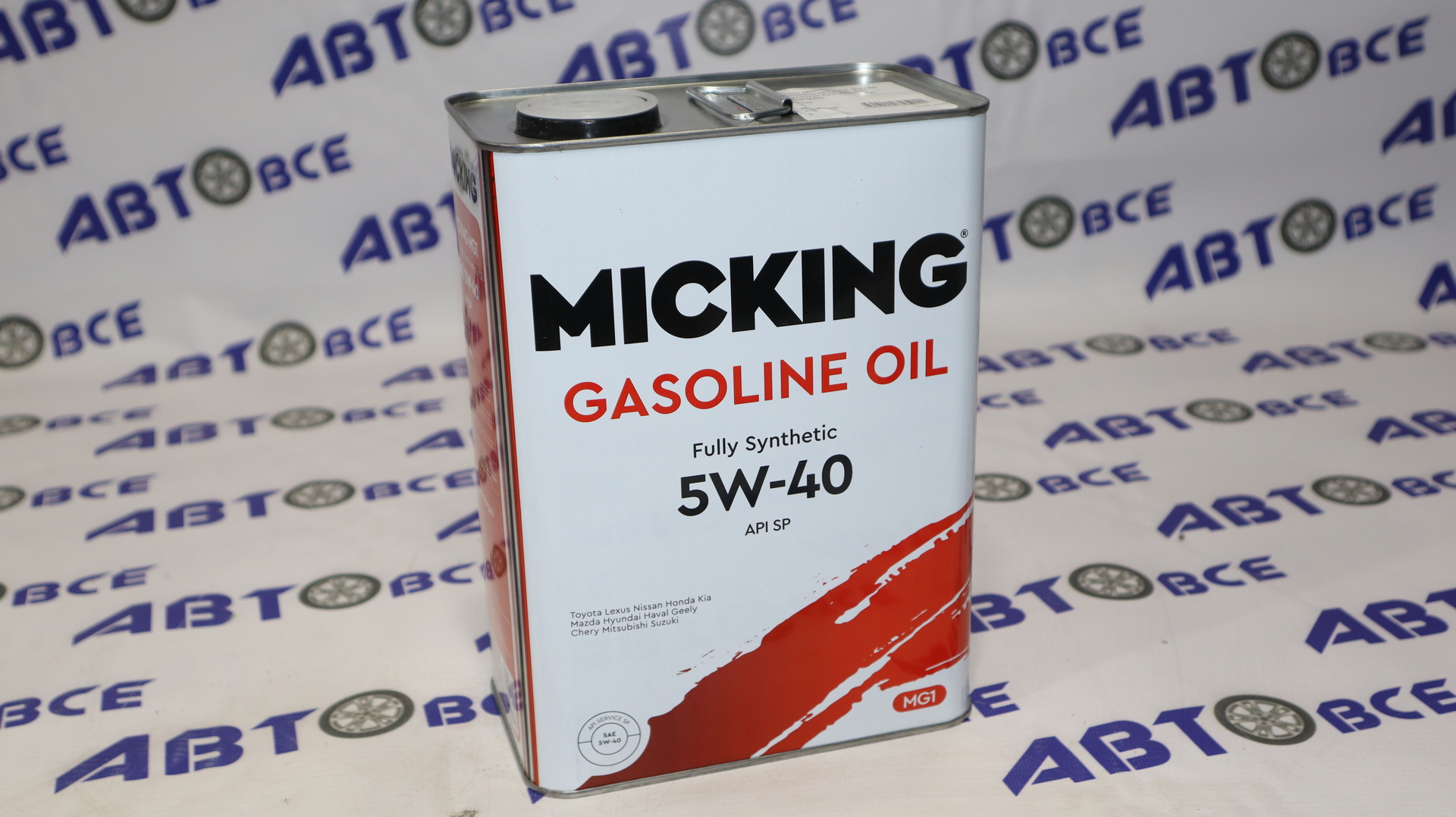Масло моторное 5W40 (синтетическое) SP Gasoline Oil MG1 4л MICKING