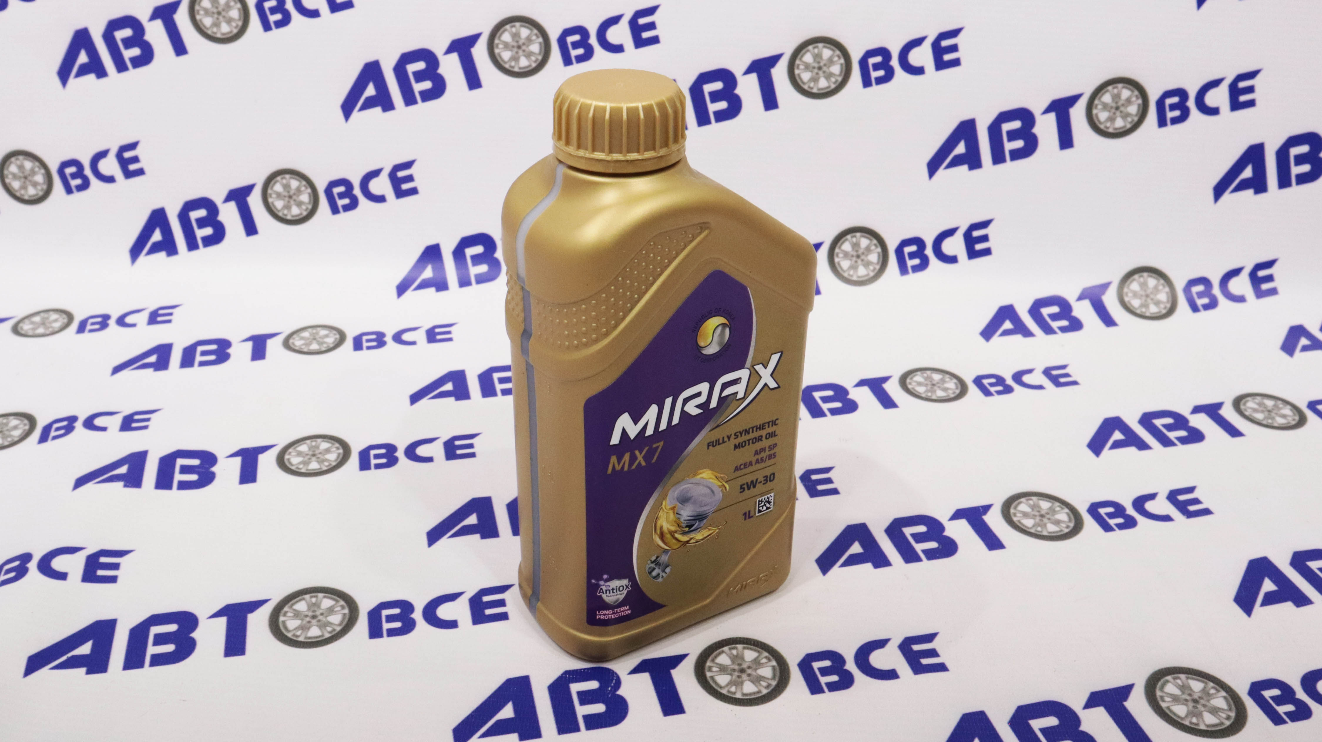 Масло моторное 5W30 (синтетическое) A5/B5 SP MX7 1л MIRAX