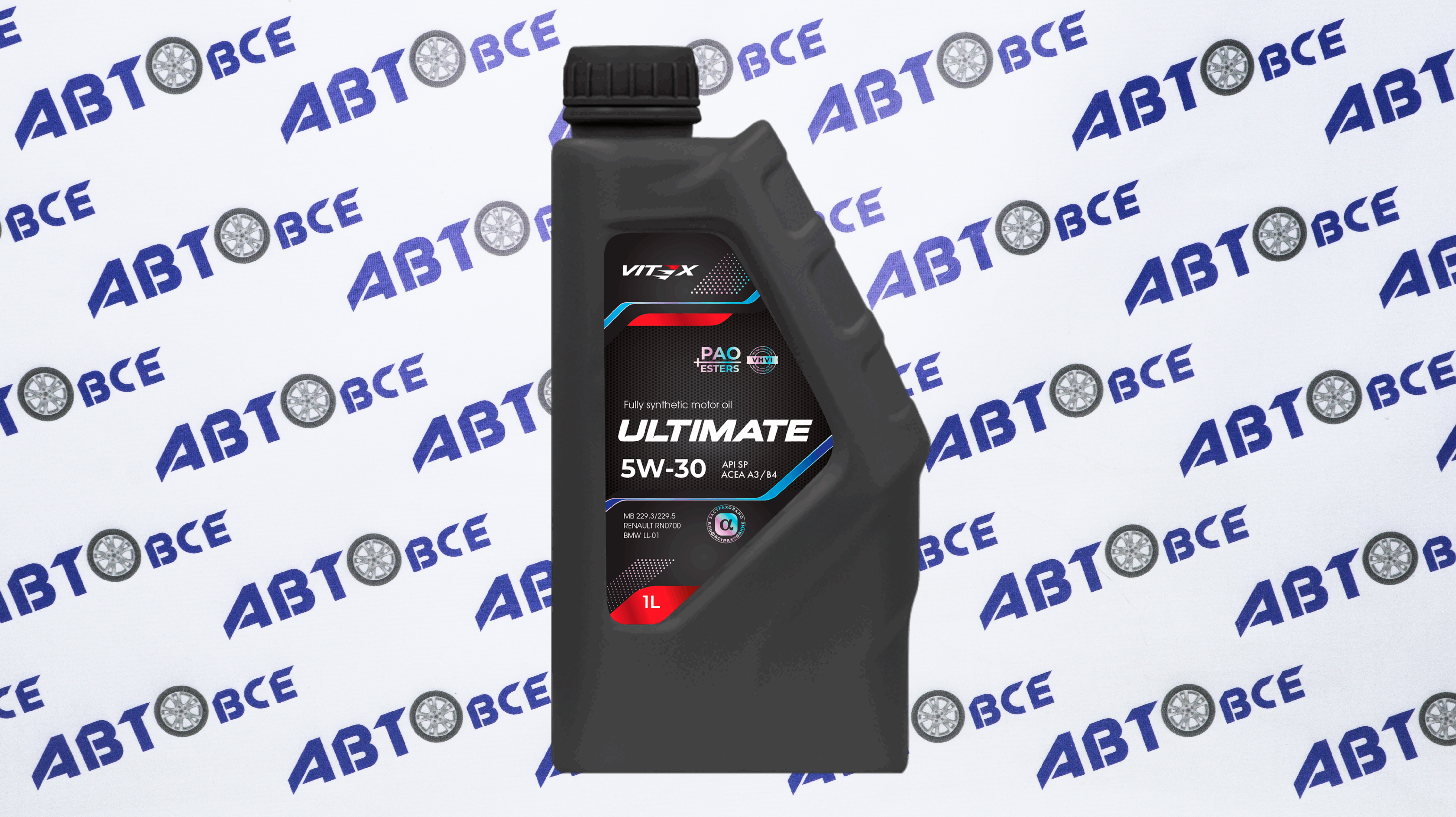 Масло моторное 5W30 (синтетическое) API SP ACEA A3/B4 Ultimate 1л VITEX