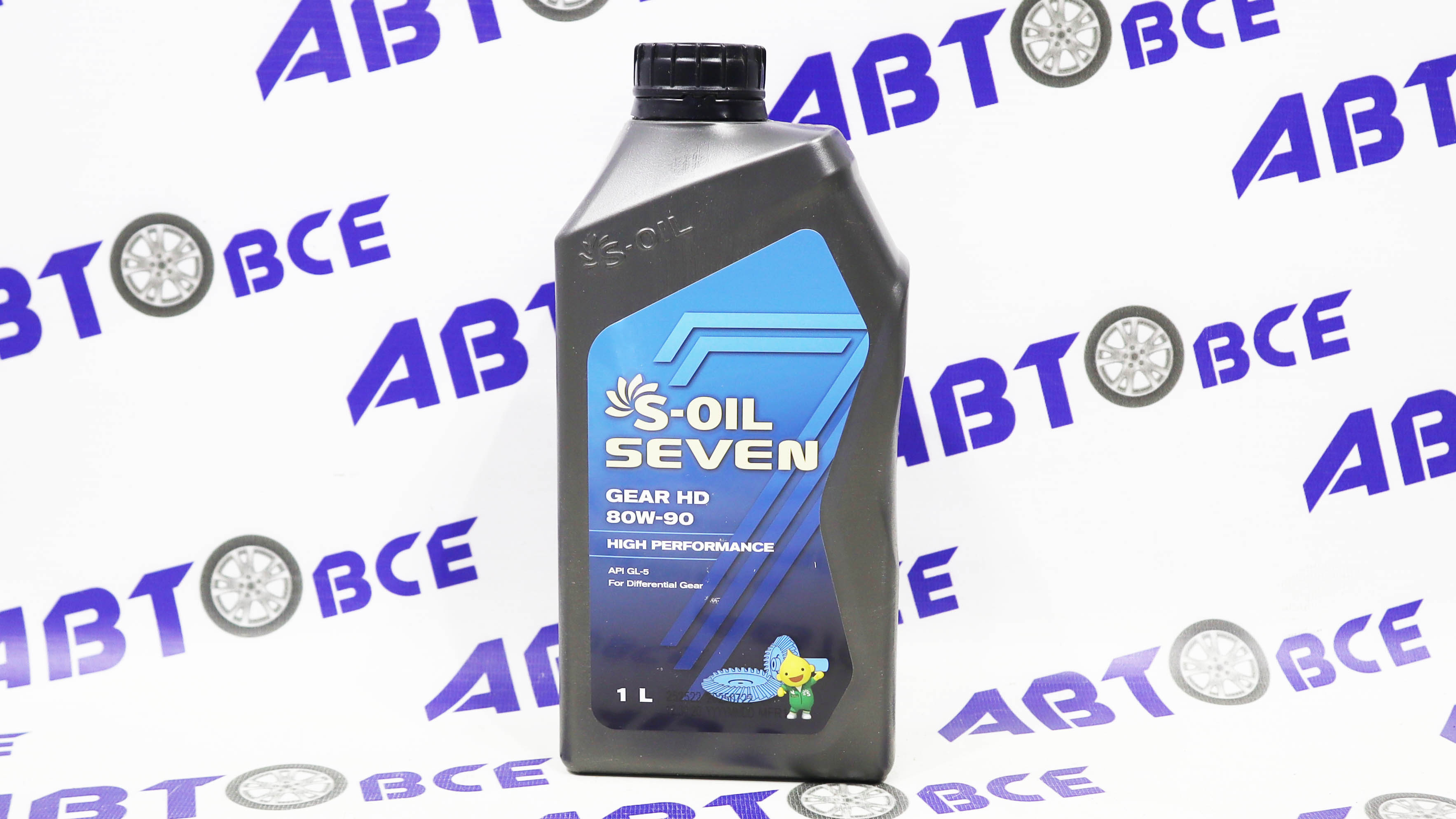 Масло трансмиссионное 80W90 GL-5 S-OIL 7 GEAR HD 1л S-OIL
