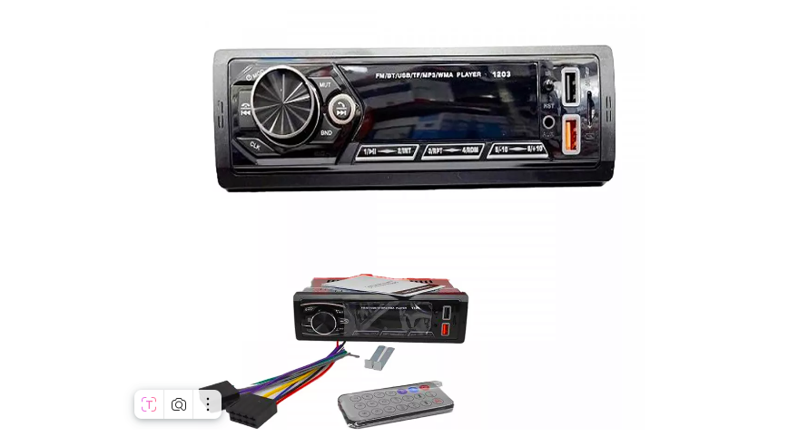 Автомагнитола (магнитофон) 1din  (USB/BT/SD/FM/AUX/MP3) DV-1203 (Аналог) PIONEER-OK