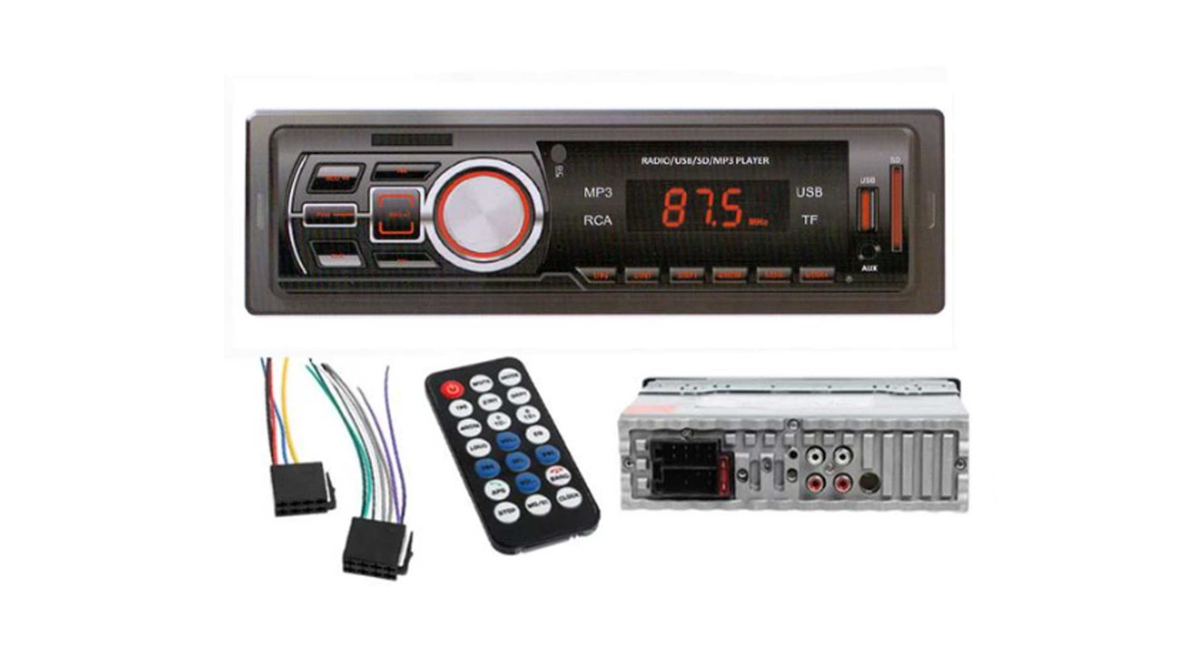 Автомагнитола (магнитофон) 1din (USB/BT/SD/FM/AUX/MP3) LED-1781 PIONEER-OK