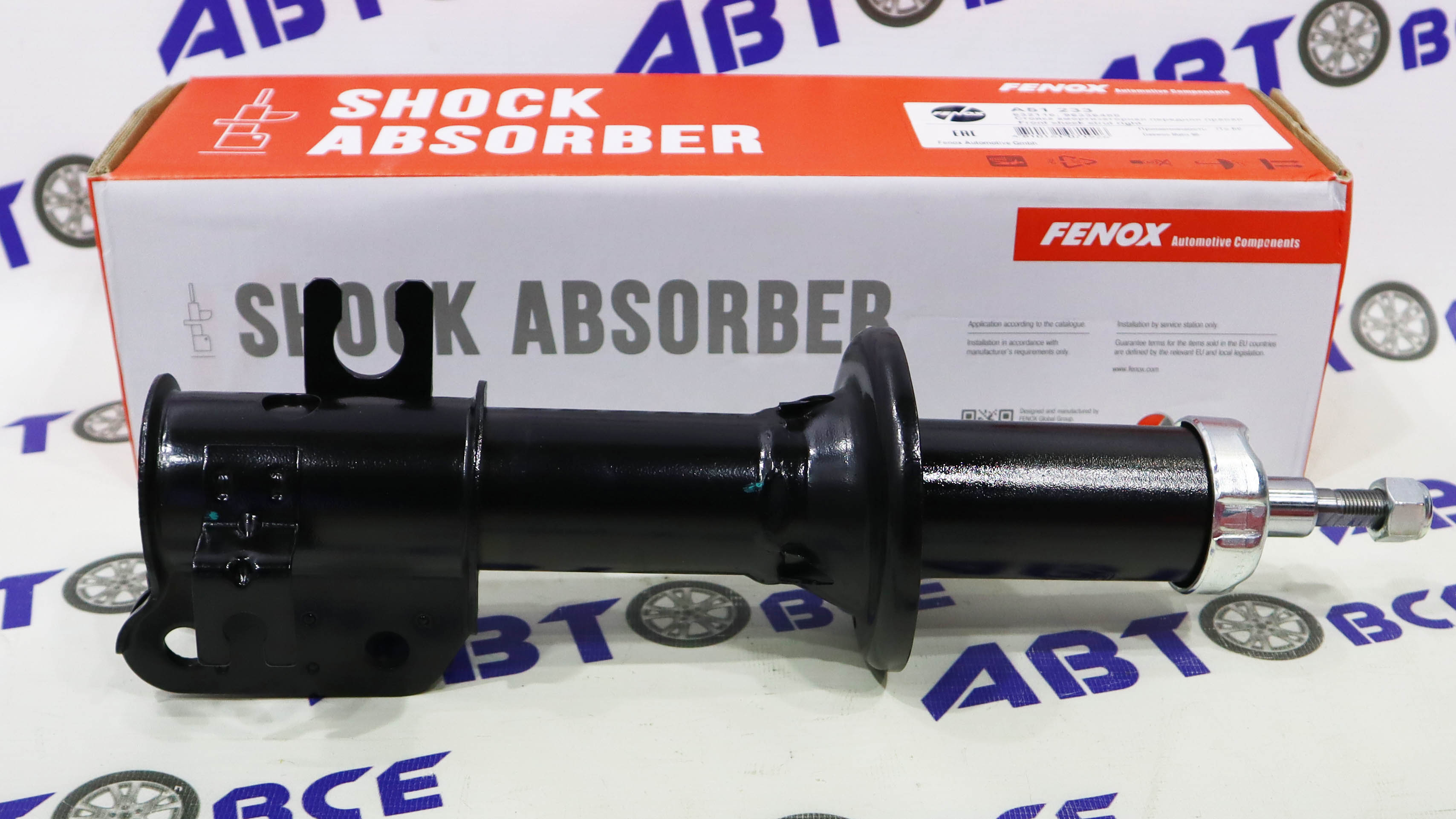 Амортизатор передний (стойка в сборе) правый Matiz (масляный) FENOX