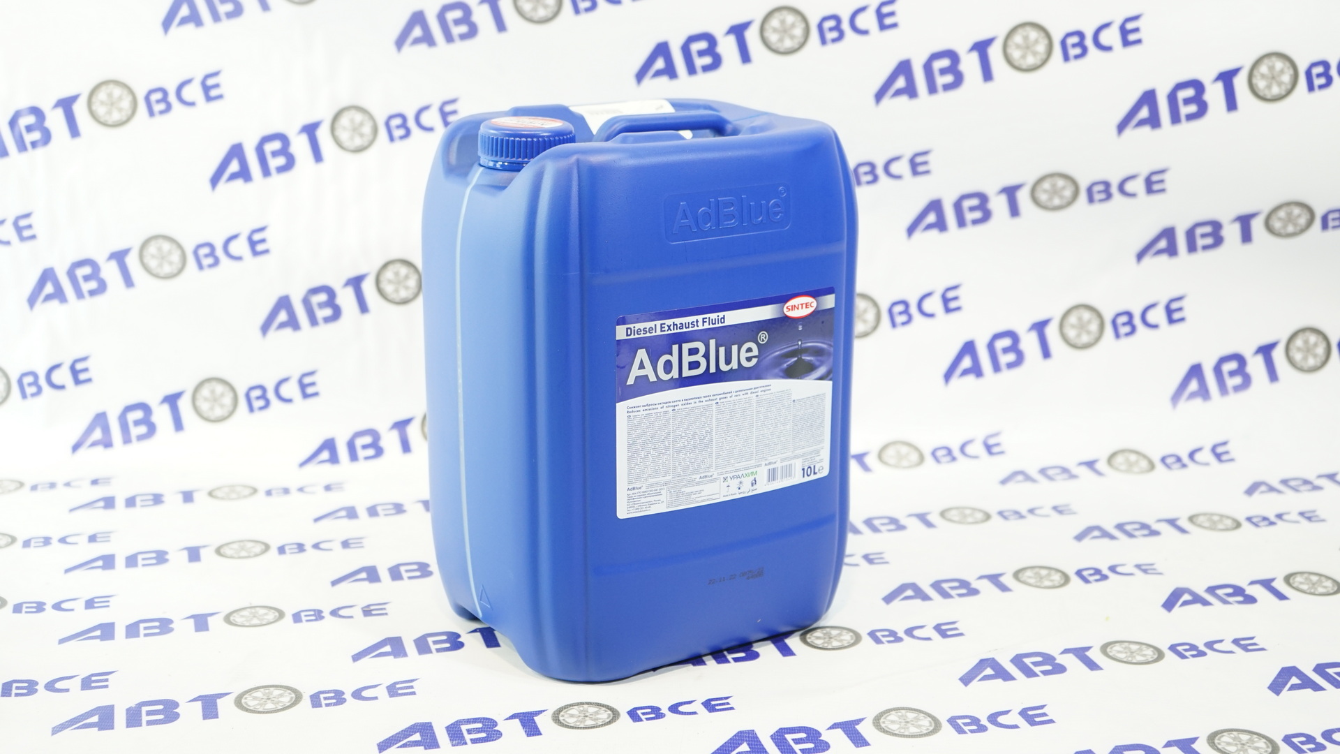 Водный раствор мочевины AdBlue Diesel Exhaust Fluid 10 л SINTEC