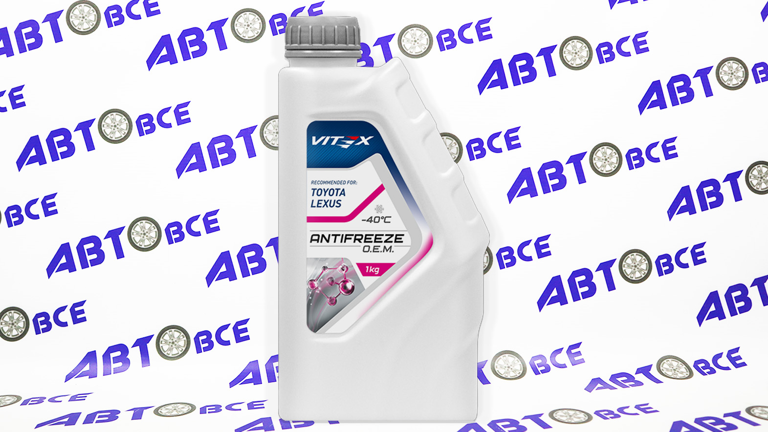 Антифриз розовый G12++ лобридный O.E.M for Toyota, Lexus 1л VITEX