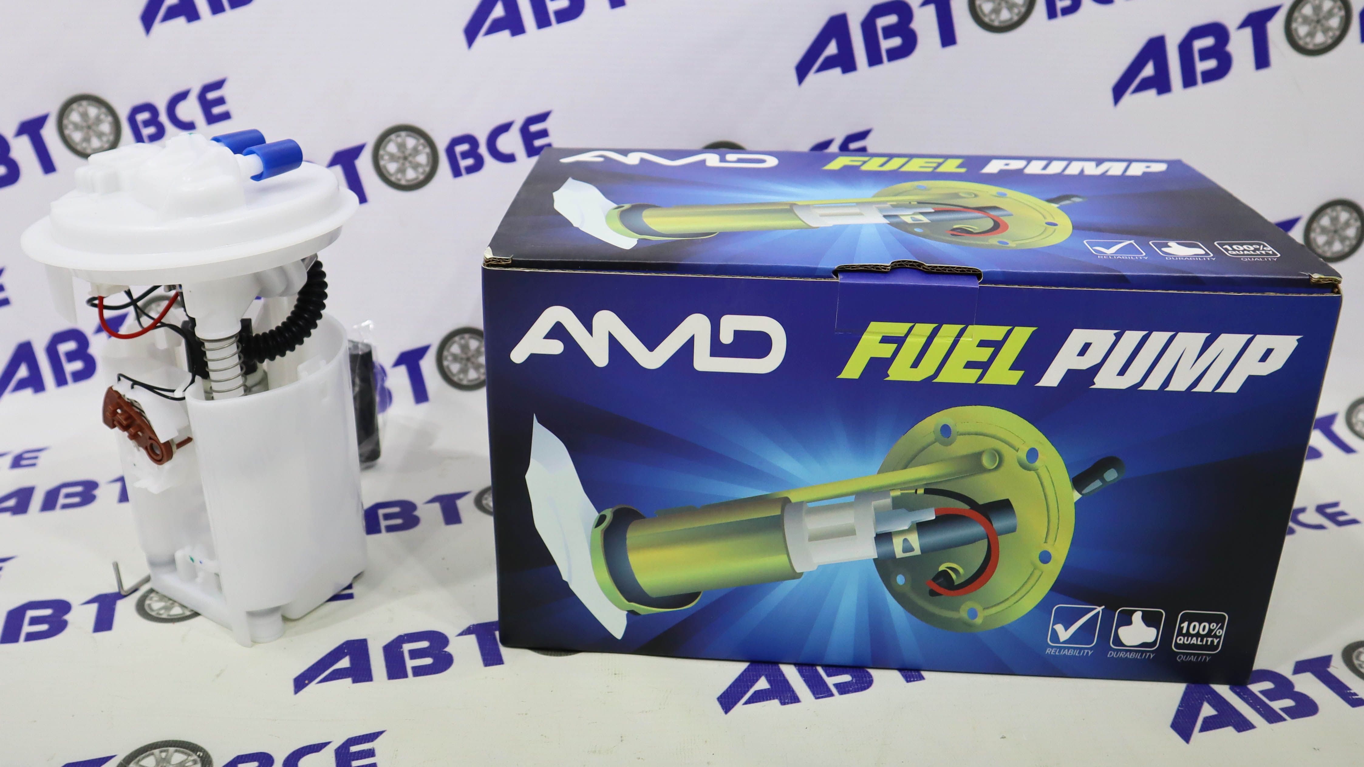 Бензонасос в сборе (модуль) Logan,Largus (с обраткой- 2 выхода) AMD