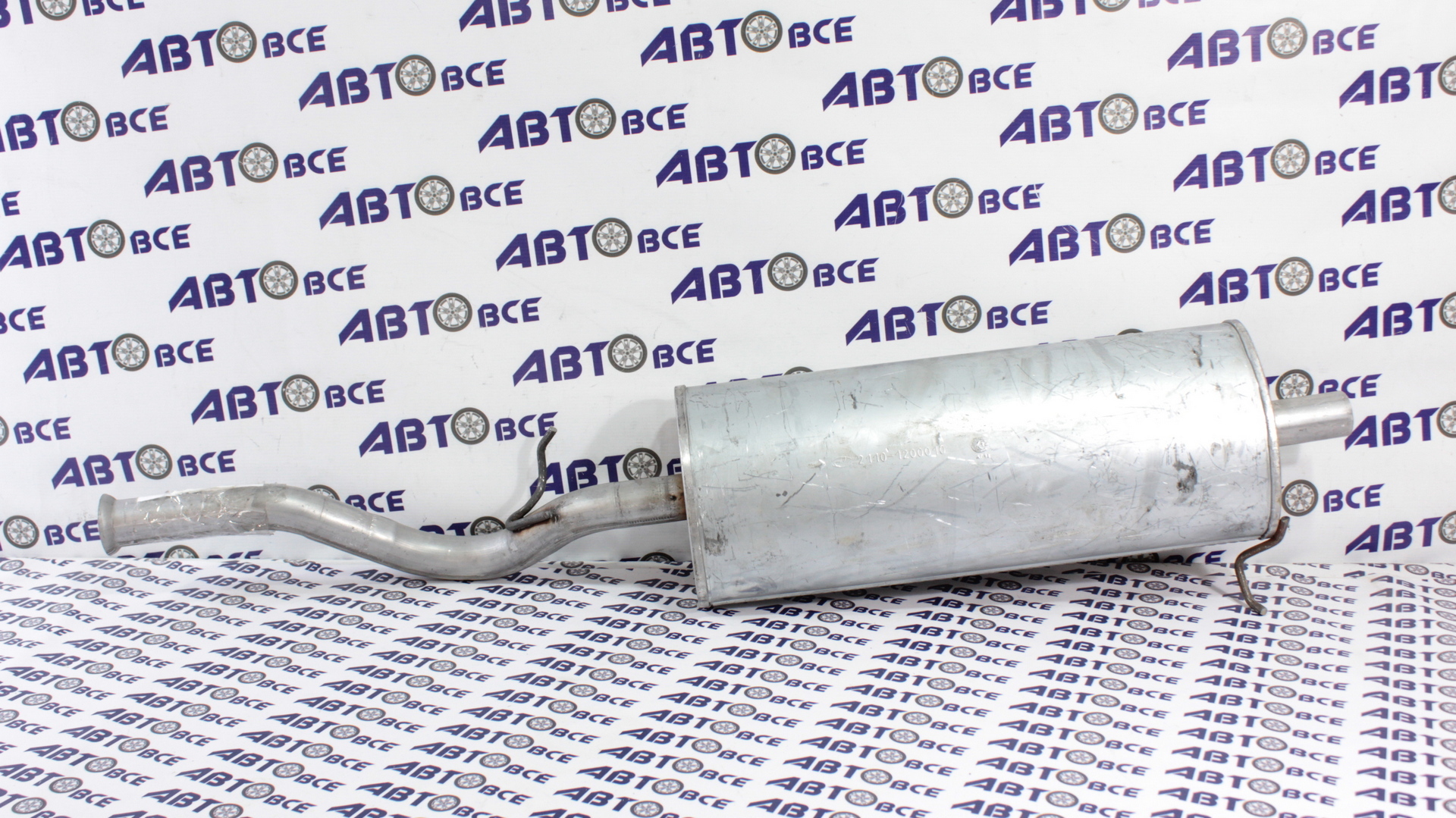 Глушитель (задняя часть) ВАЗ-1119 алюминизированный Нового Образца Прси
