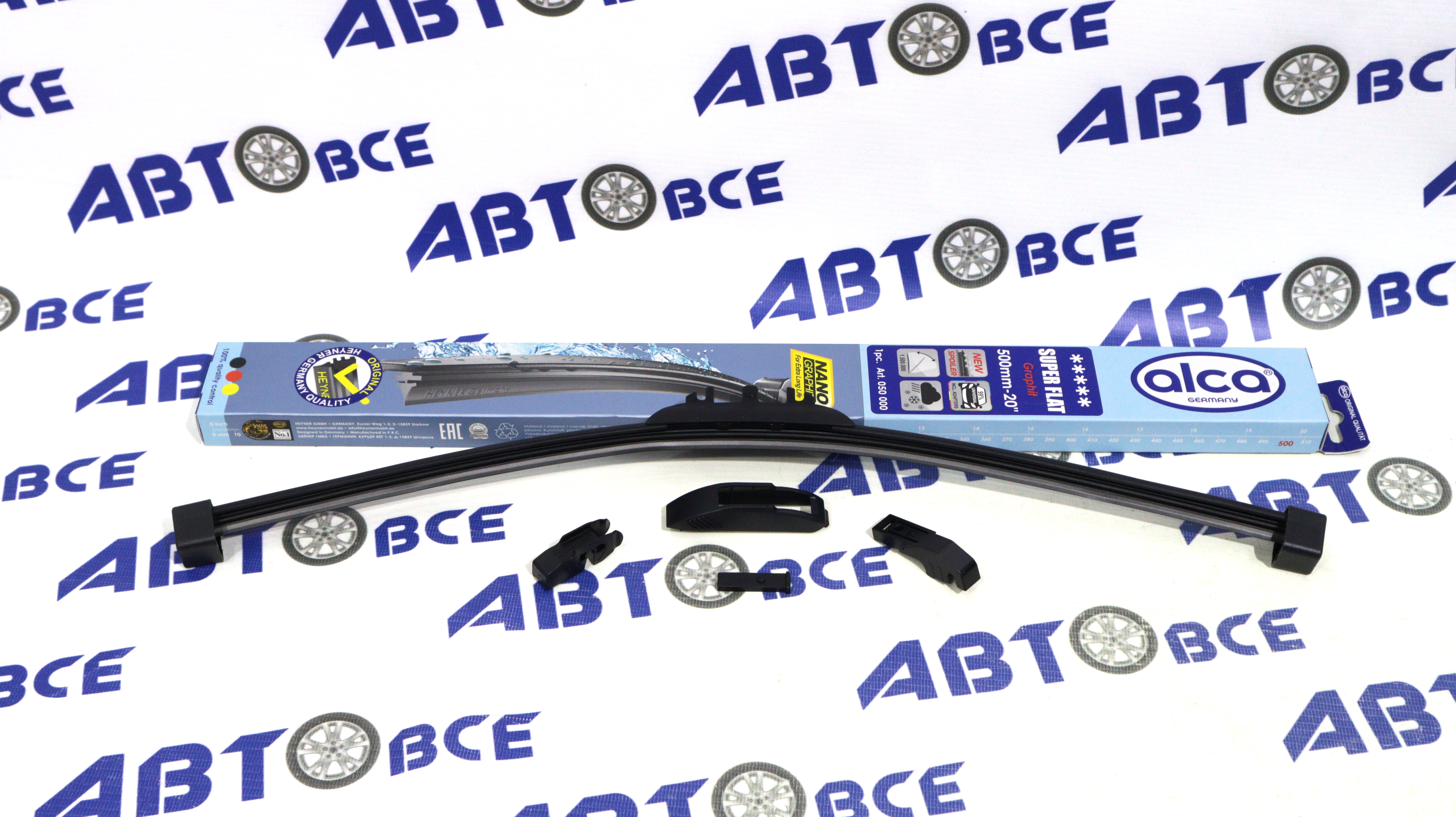 Дворник - щетка стеклоочистителя ALCA SUPER FLAT - бескаркасная 