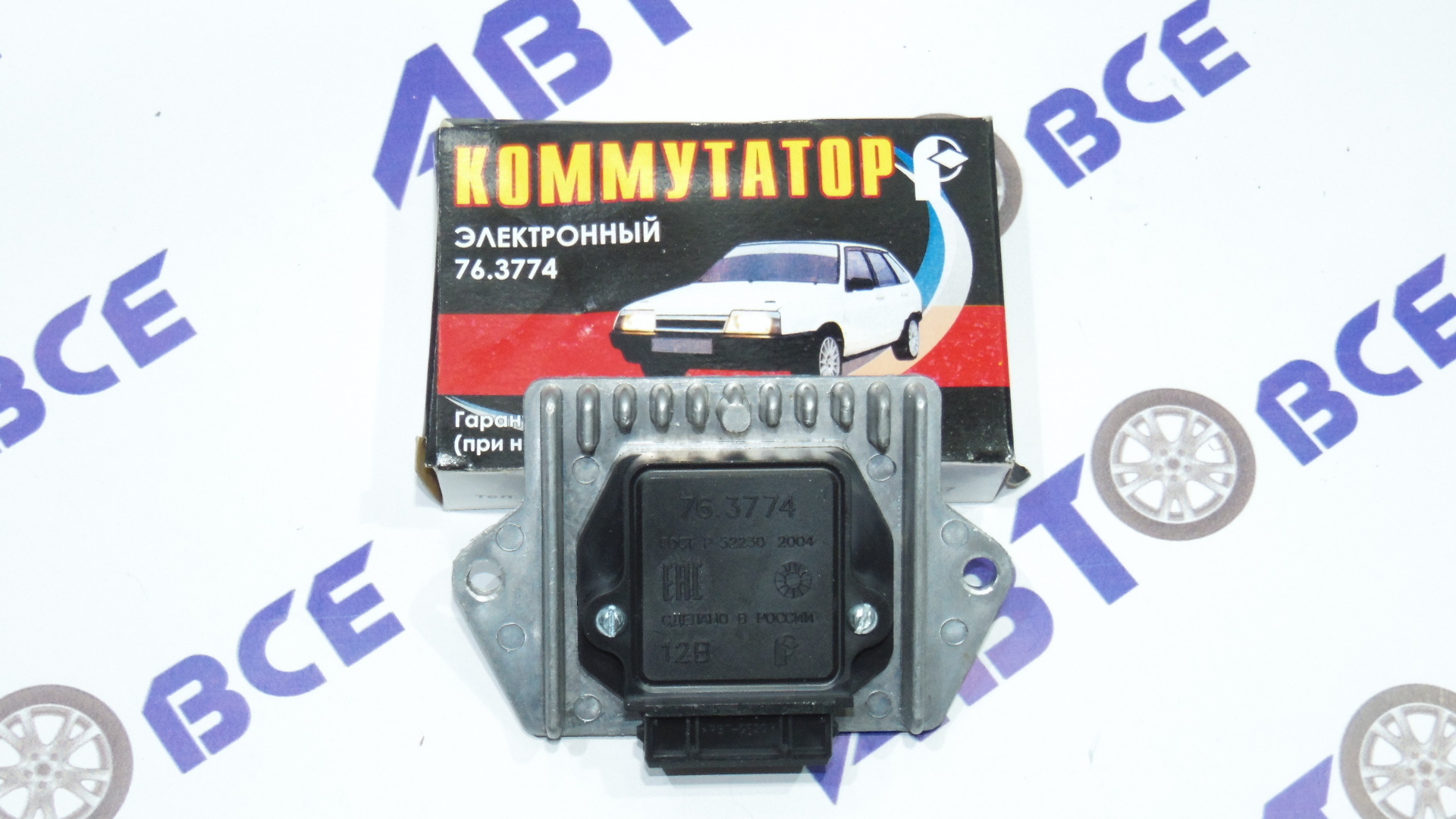 Коммутатор зажигания ВАЗ-2108-2109-21099-2107-2107-2121-21213-1111 карбюраторн двиг (6 контактов) РОМБ