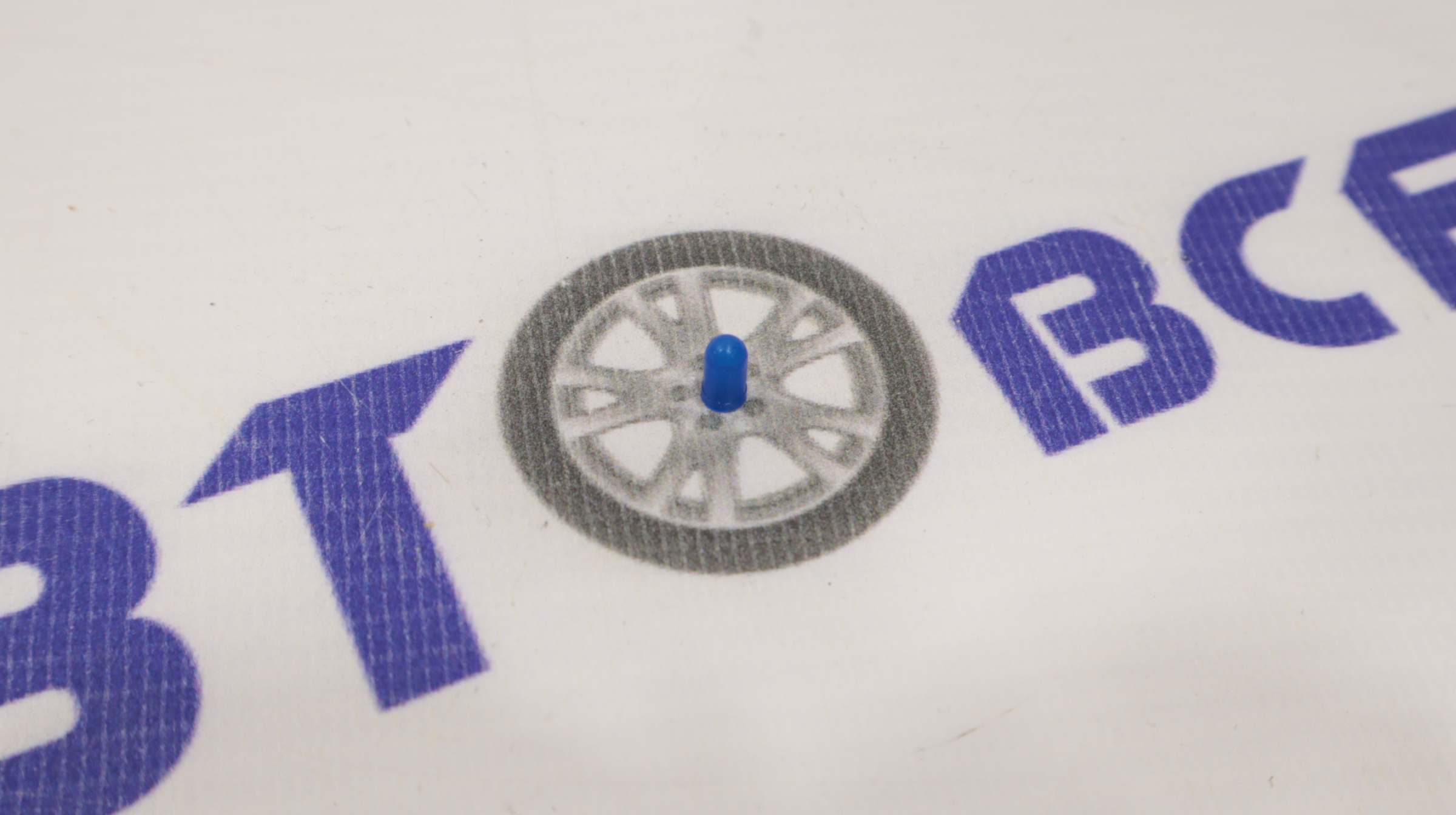 Колпачек под лампочки 1,2W синий (3 маленький) AUTO STYLE