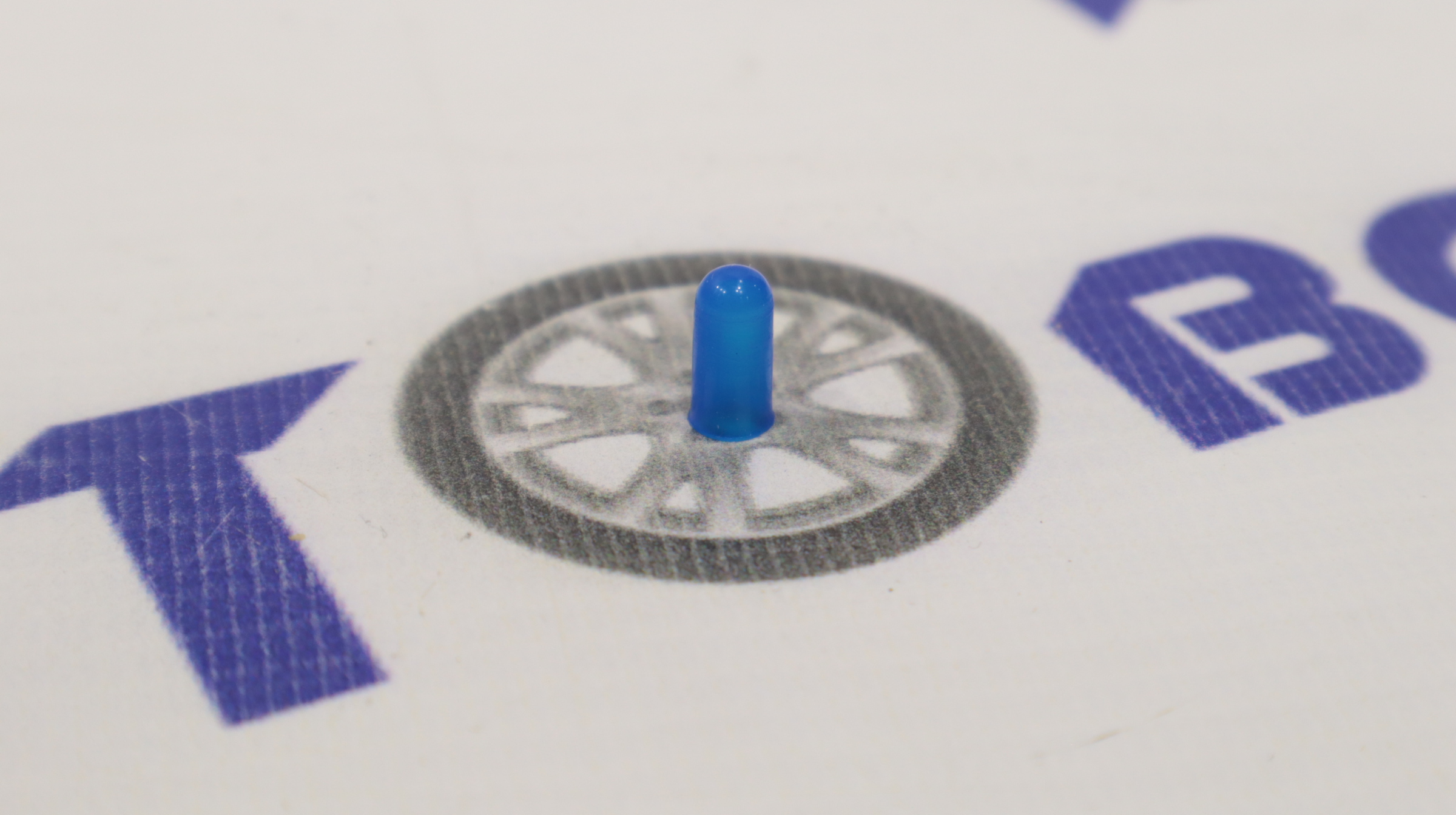 Колпачек под лампочки 1,2W синий (4 средний) AUTO STYLE