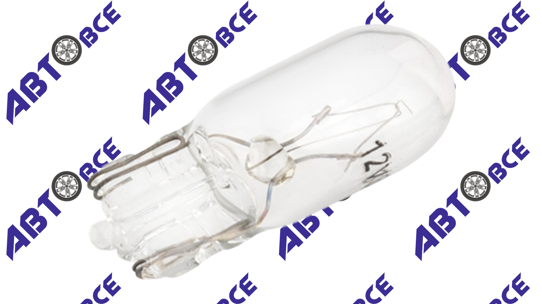 Автолампа W3W (T10, 194) W2.1x9.5d 12V 1-конт 5W 20Лм SKYWAY СПУТНИК 2800К Теплый, коробка min10