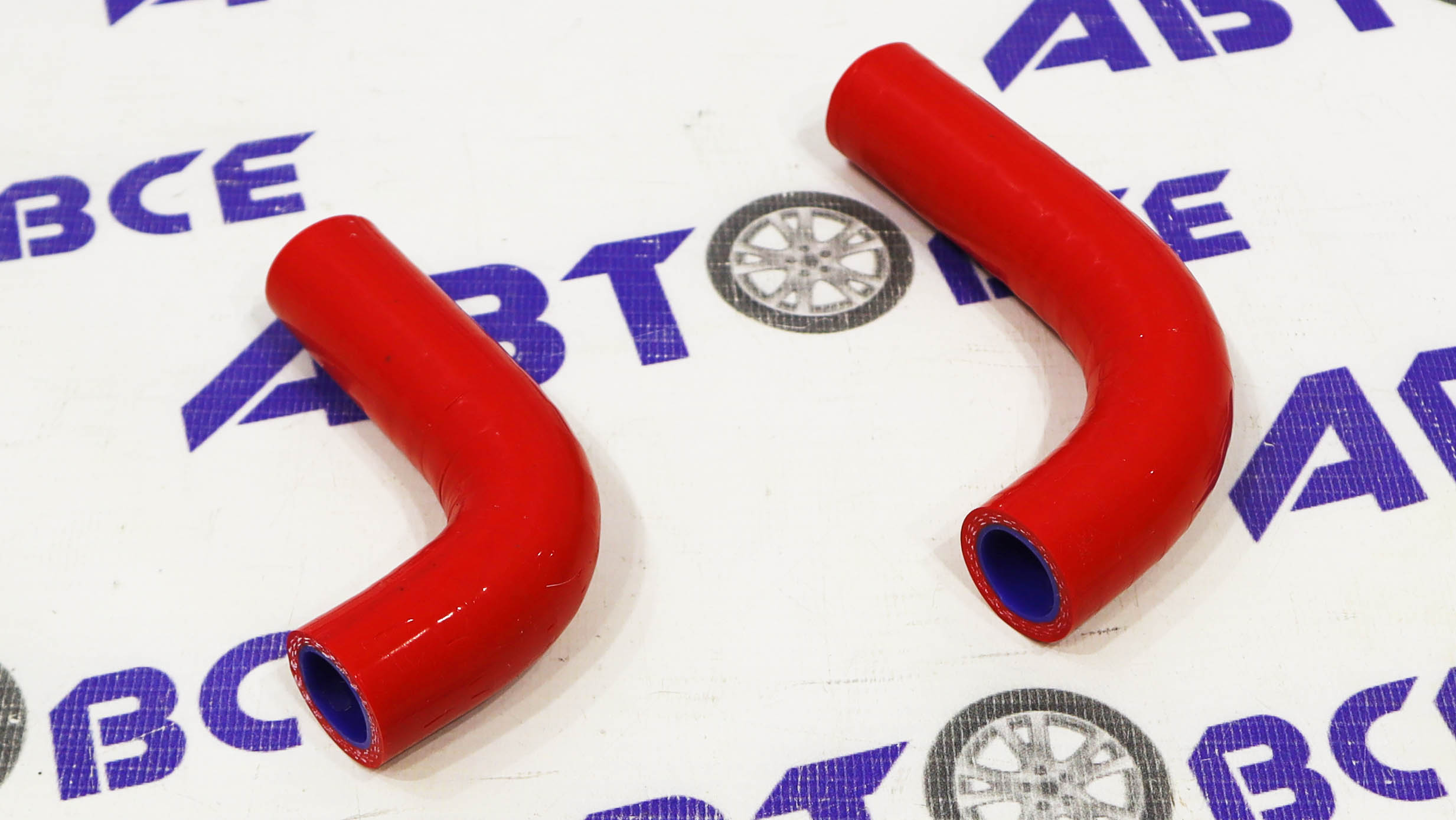 Патрубки печки (отопителя) комплект 2 шт. ВАЗ-2121 3-х слойные силикон A-SPORT