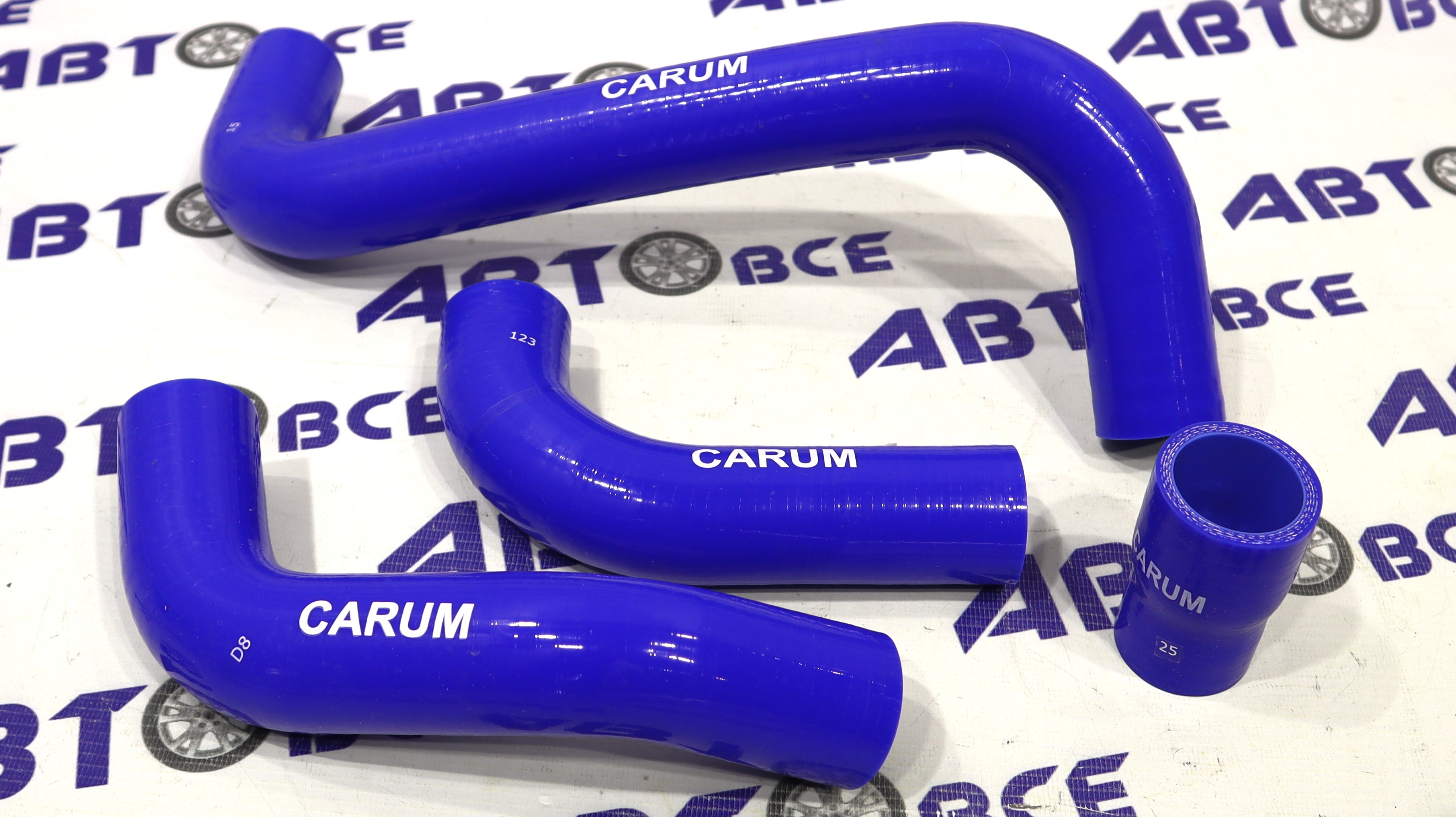 Патрубки радиатора ВАЗ-2101-07 (медного) (комплект 4шт) CARUM