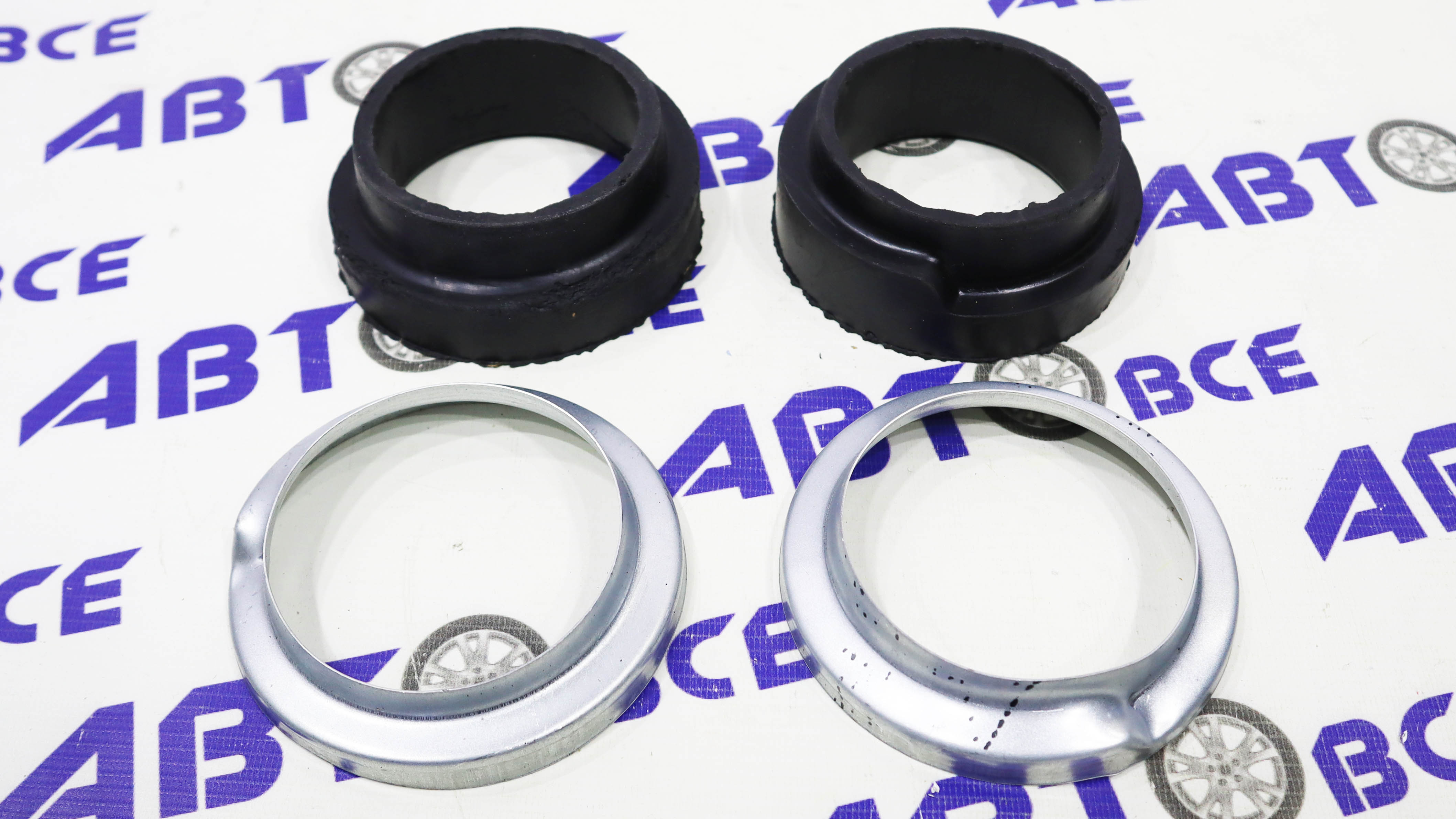 Подушки передних пружин (комплект 2 шт) усиленные с чашками ВАЗ-2101-07-2121 UAD